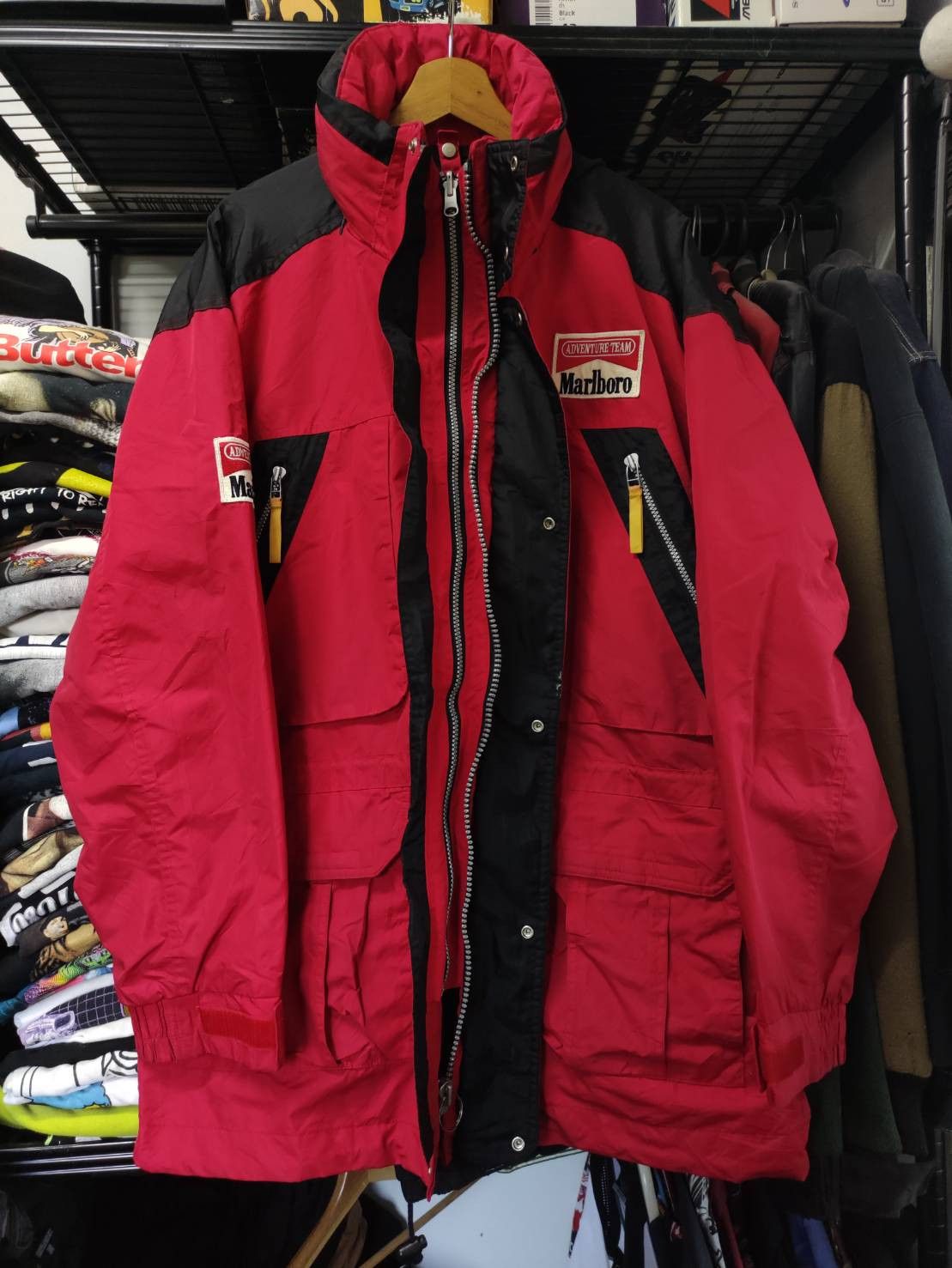 Marlboro Vtg 90's Marlboro Adventure Team Zipper Hoodie Jacket Size US L / EU 52-54 / 3 - 4 Thumbnail