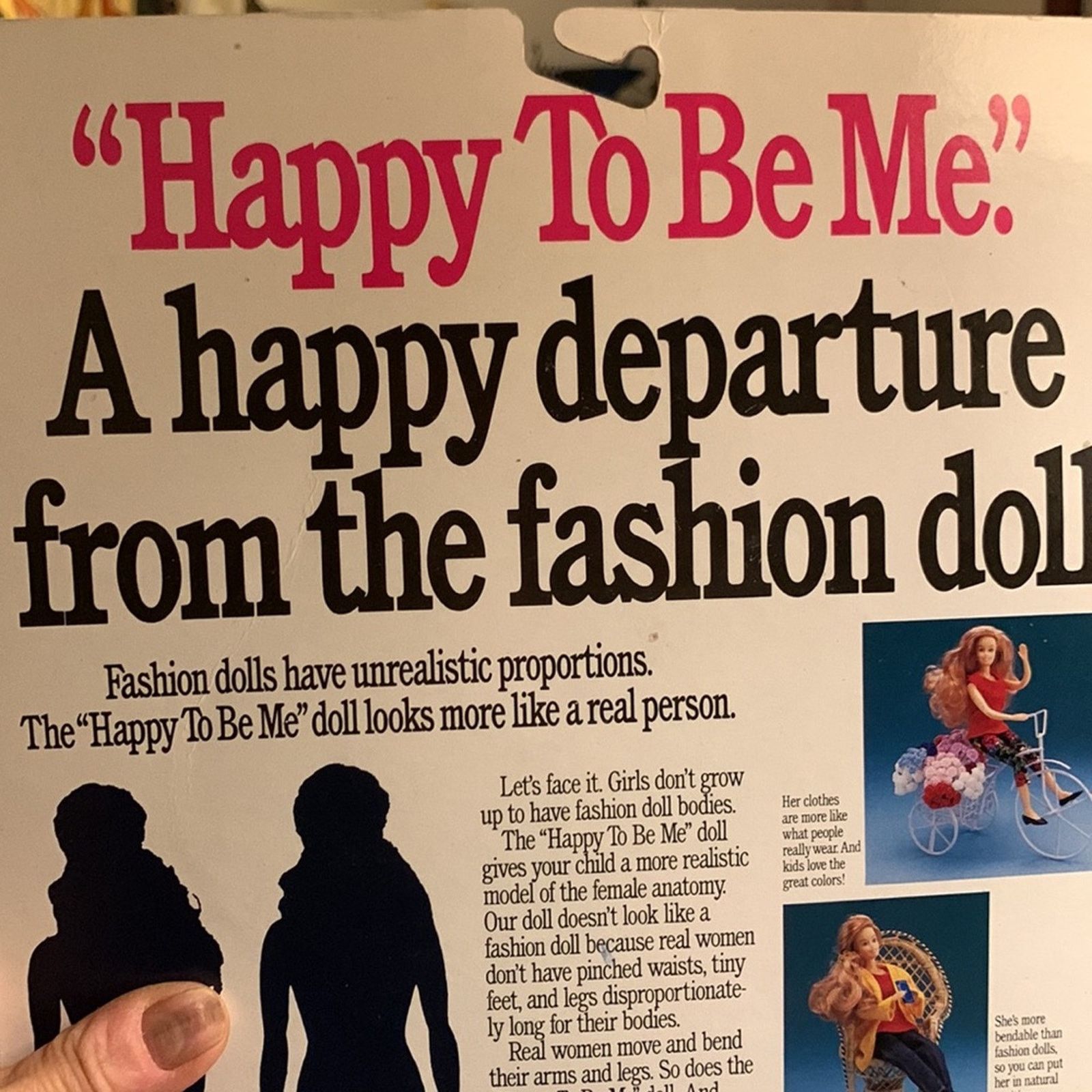 Vintage Happy to be Me Doll BNIB,self esteem doll Size ONE SIZE - 6 Thumbnail