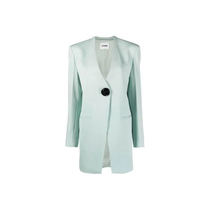 Jil Sander JIL SANDER SS23 Mint Green Blazer 0079 Size S / US 4 / IT 40 - 1 Thumbnail