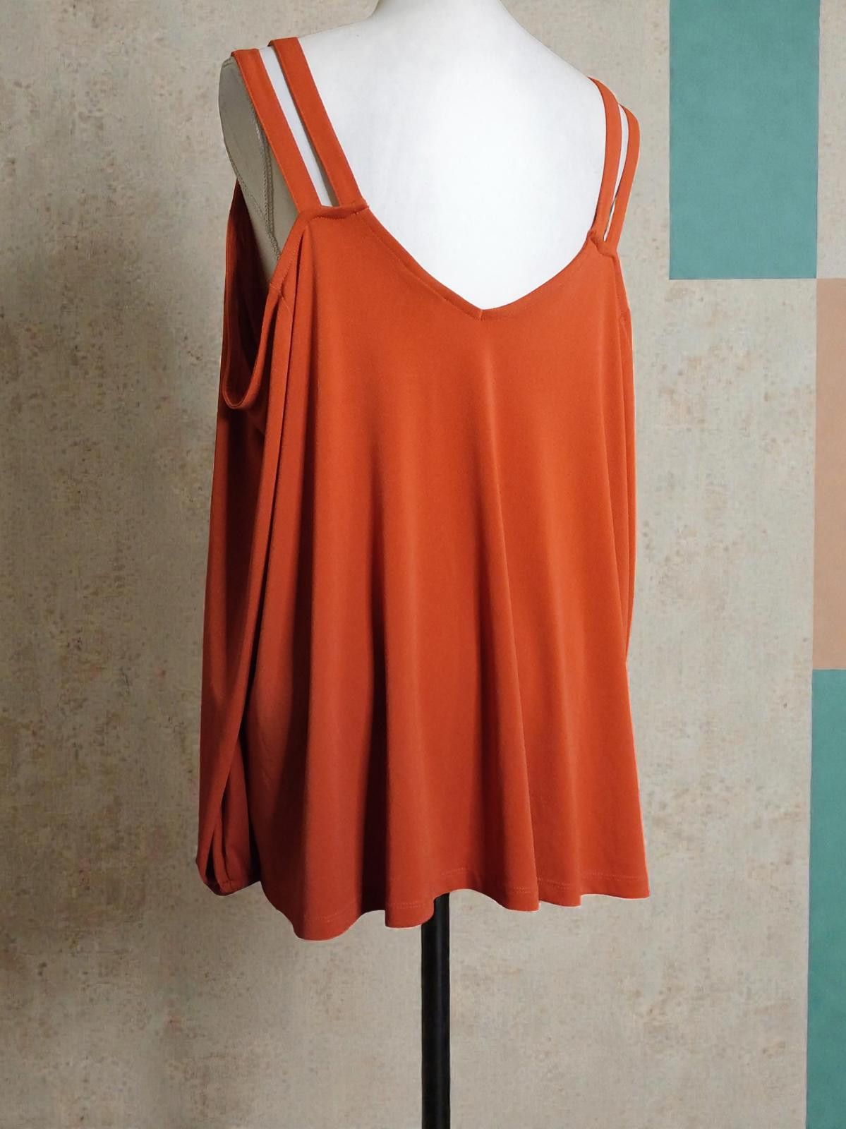 Other TORRID Size 2XL Sleeveless Blouse in Rust Orange Size XXL / US 16-18 / IT 52-54 - 5 Thumbnail