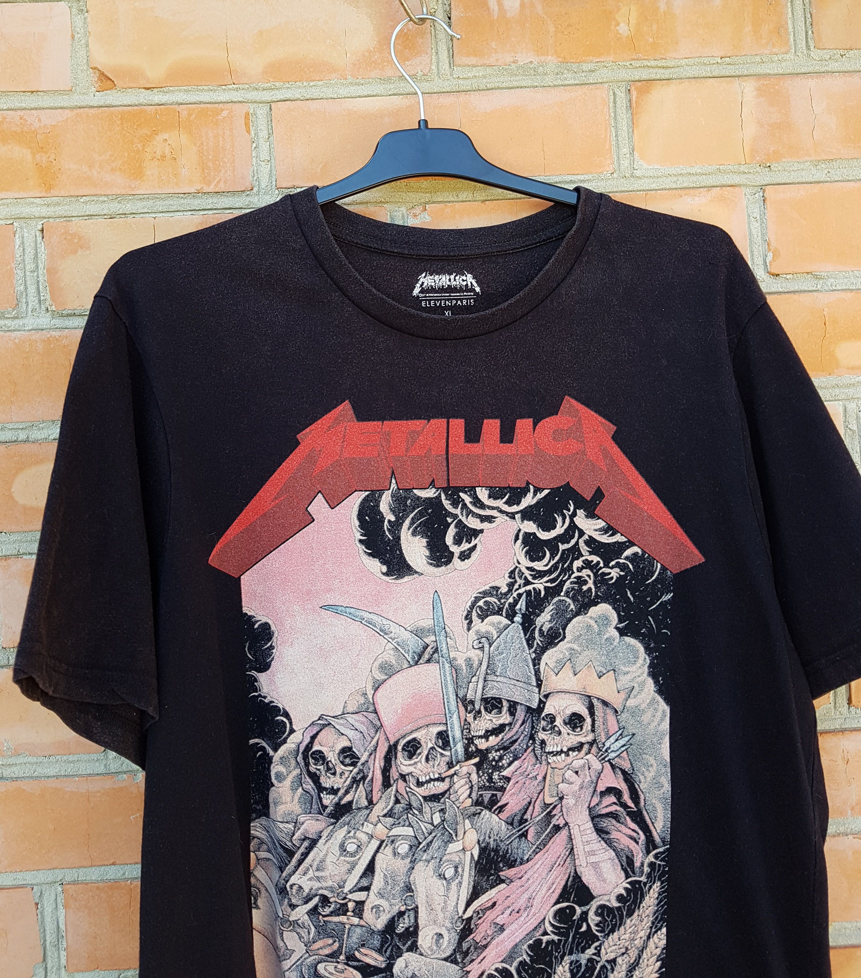 Band Tees Metallica Four Horsemen Japan Printed Heavy Metal T Shirt Size US XL / EU 56 / 4 - 3 Thumbnail