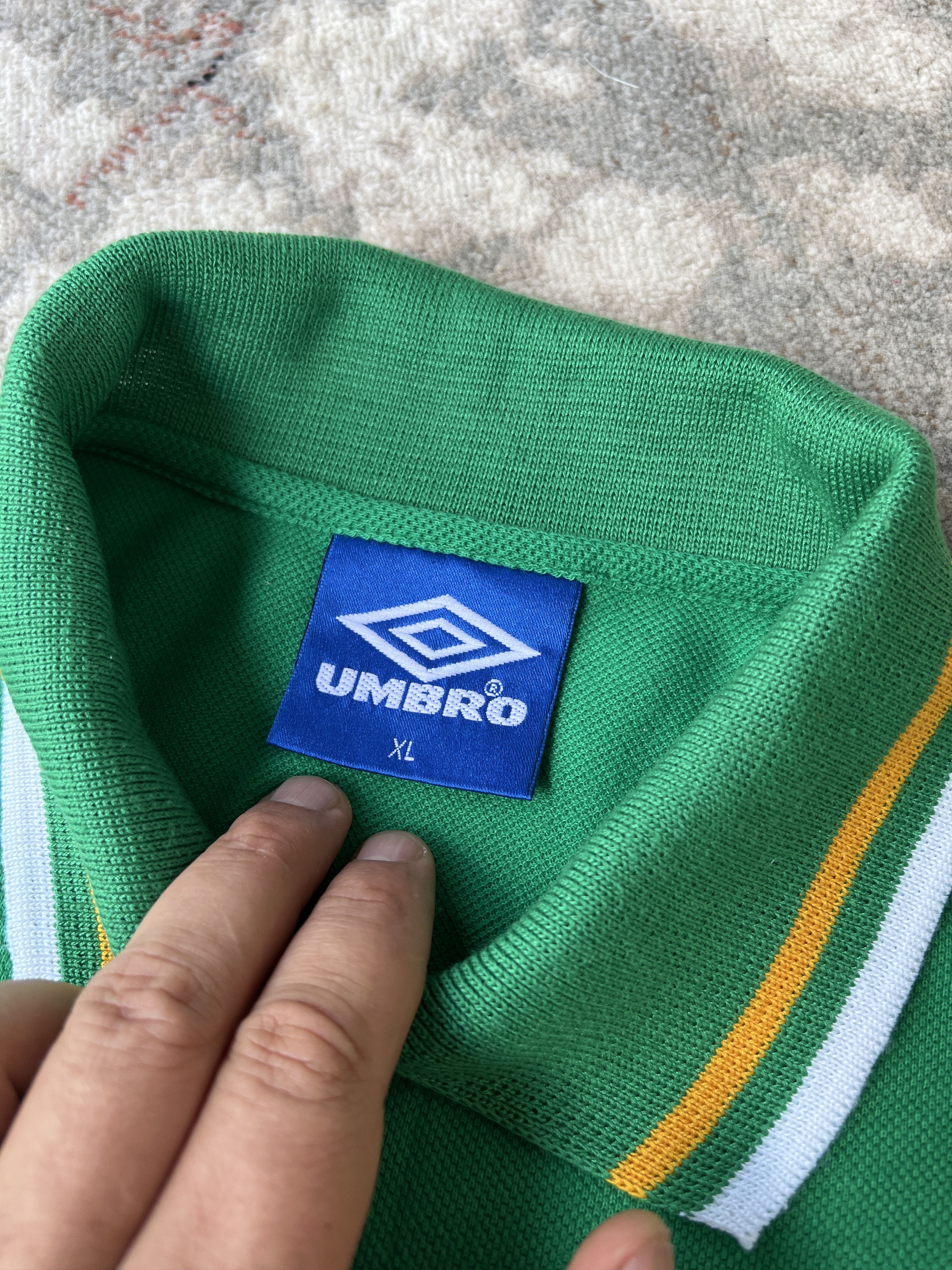 Umbro Umbro Kerry Ciarrai Vintage Polo Shirt Size US XL / EU 56 / 4 - 6 Thumbnail