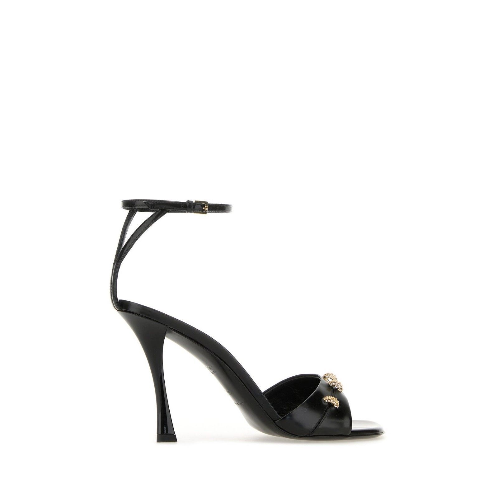 Givenchy GIVENCHY Stitch Black Leather 95mm Heel Sandals New & Authen Size US 7 / IT 37 - 3 Thumbnail