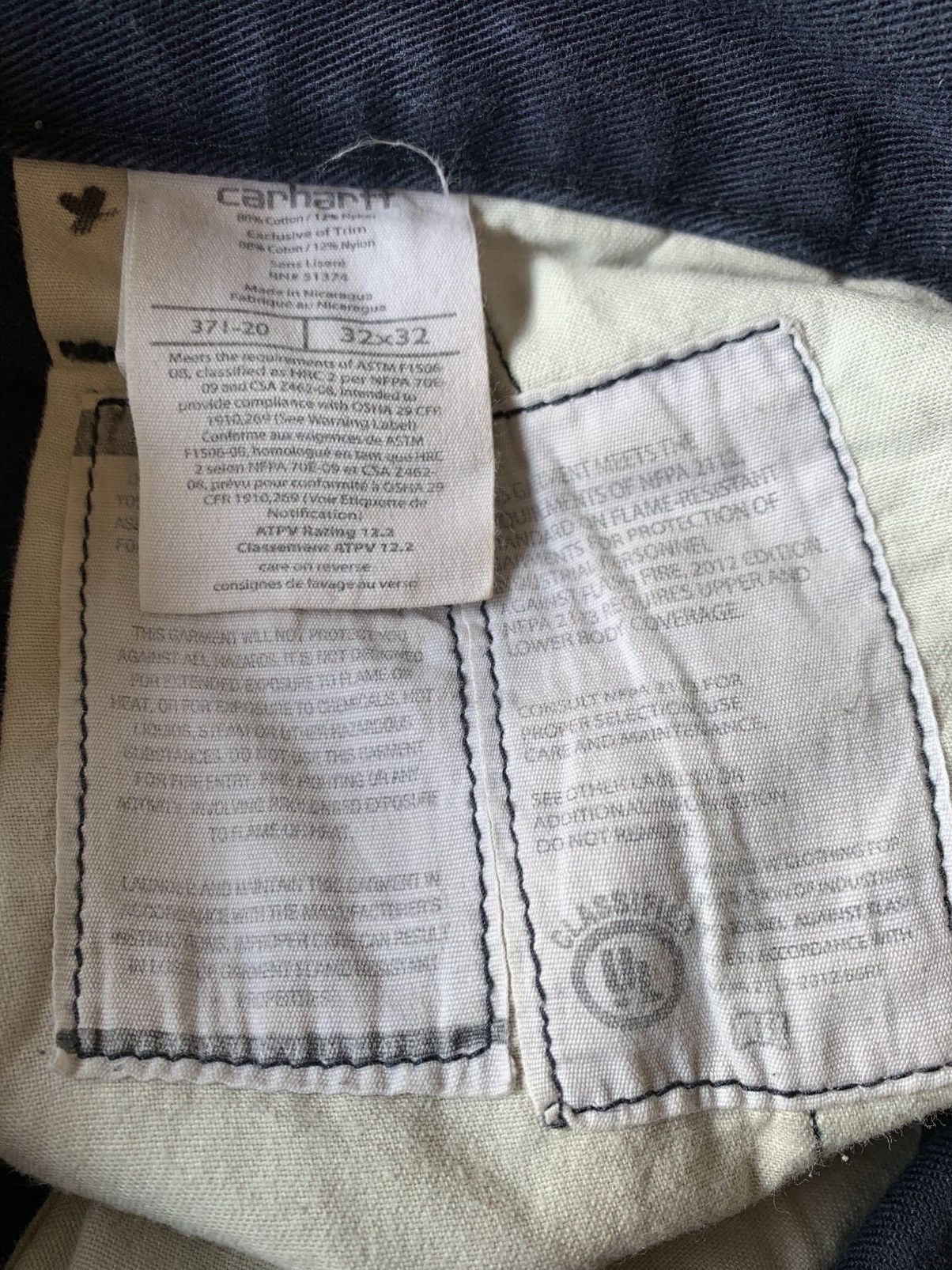 Carhartt Vintage Carhartt Flame Resistant Pants Size US 32 / EU 48 - 7 Thumbnail