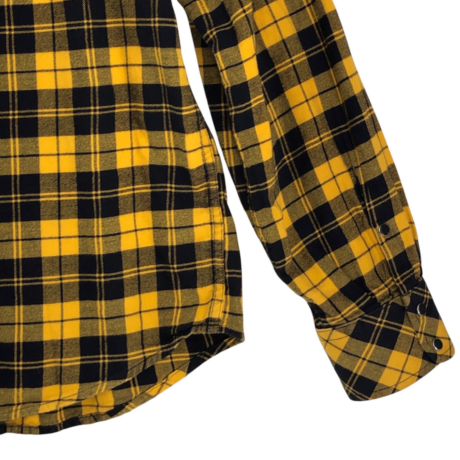 Diesel Diesel Sz XXL Shirt Flannel East Long Chk Yellow Black Snaps Size US XXL / EU 58 / 5 - 12 Thumbnail