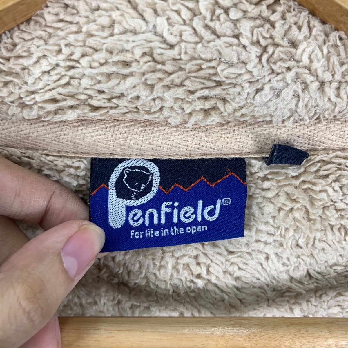 Penfield PENFIELD OUTDOOR Minimalist Design Fleece Beige Zipper Size L / US 10 / IT 46 - 9 Thumbnail