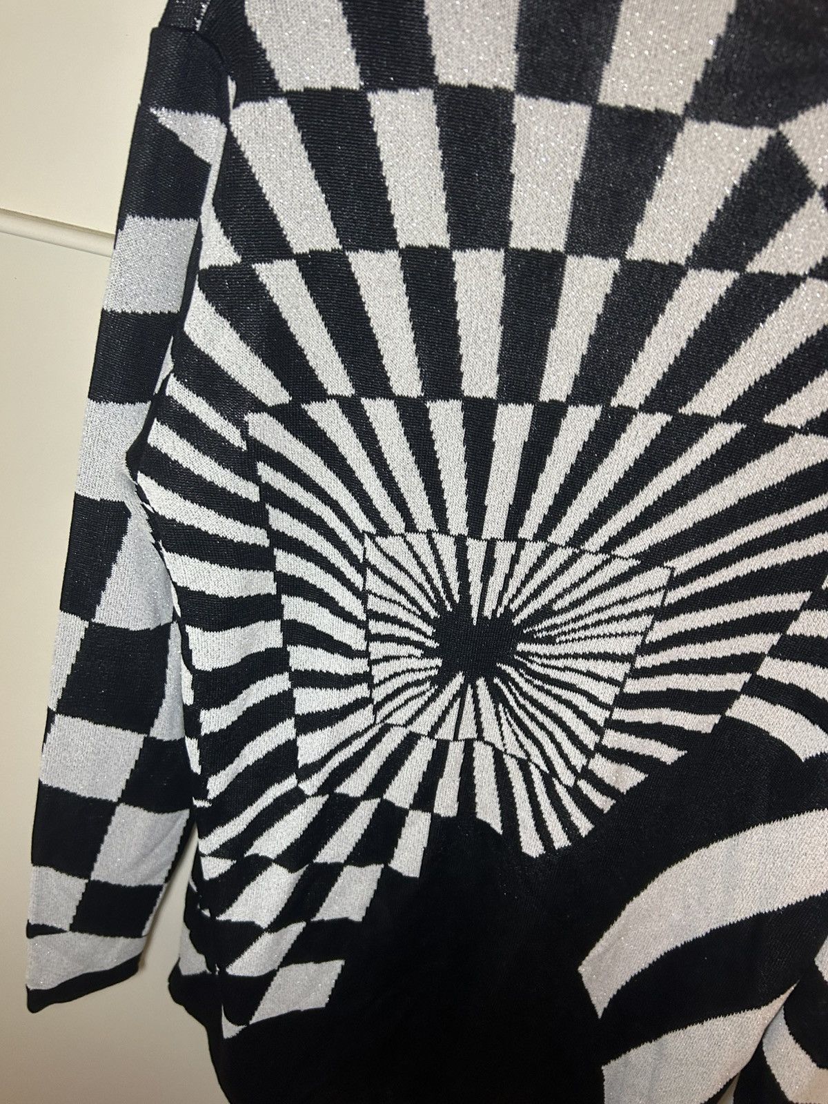 Designer × Vintage Vintage metallic thread abstract sweater Size US L / EU 52-54 / 3 - 6 Thumbnail