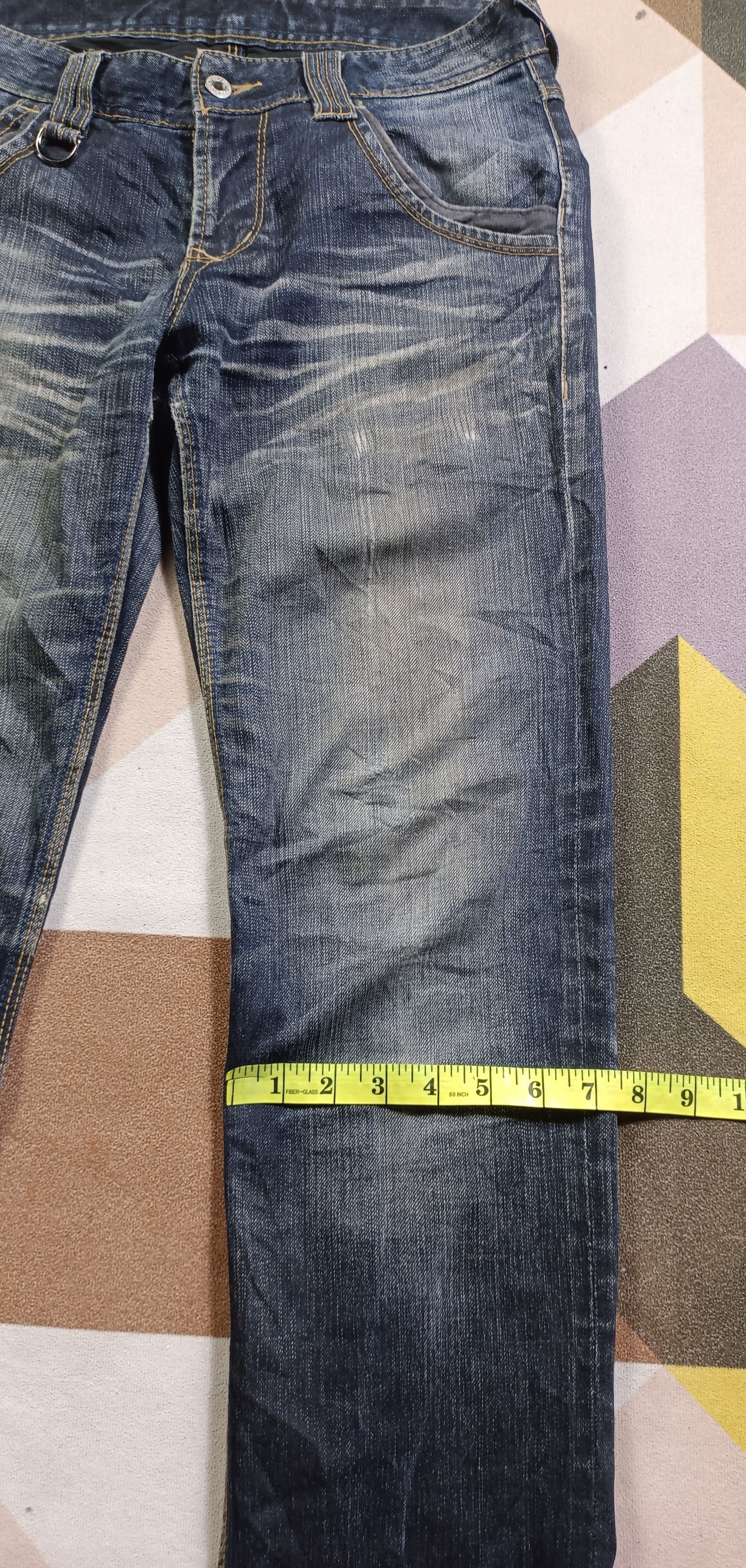 Japanese Brand HideAways Flare INDIGO Distressed Jeans Size US 32 / EU 48 - 18 Thumbnail