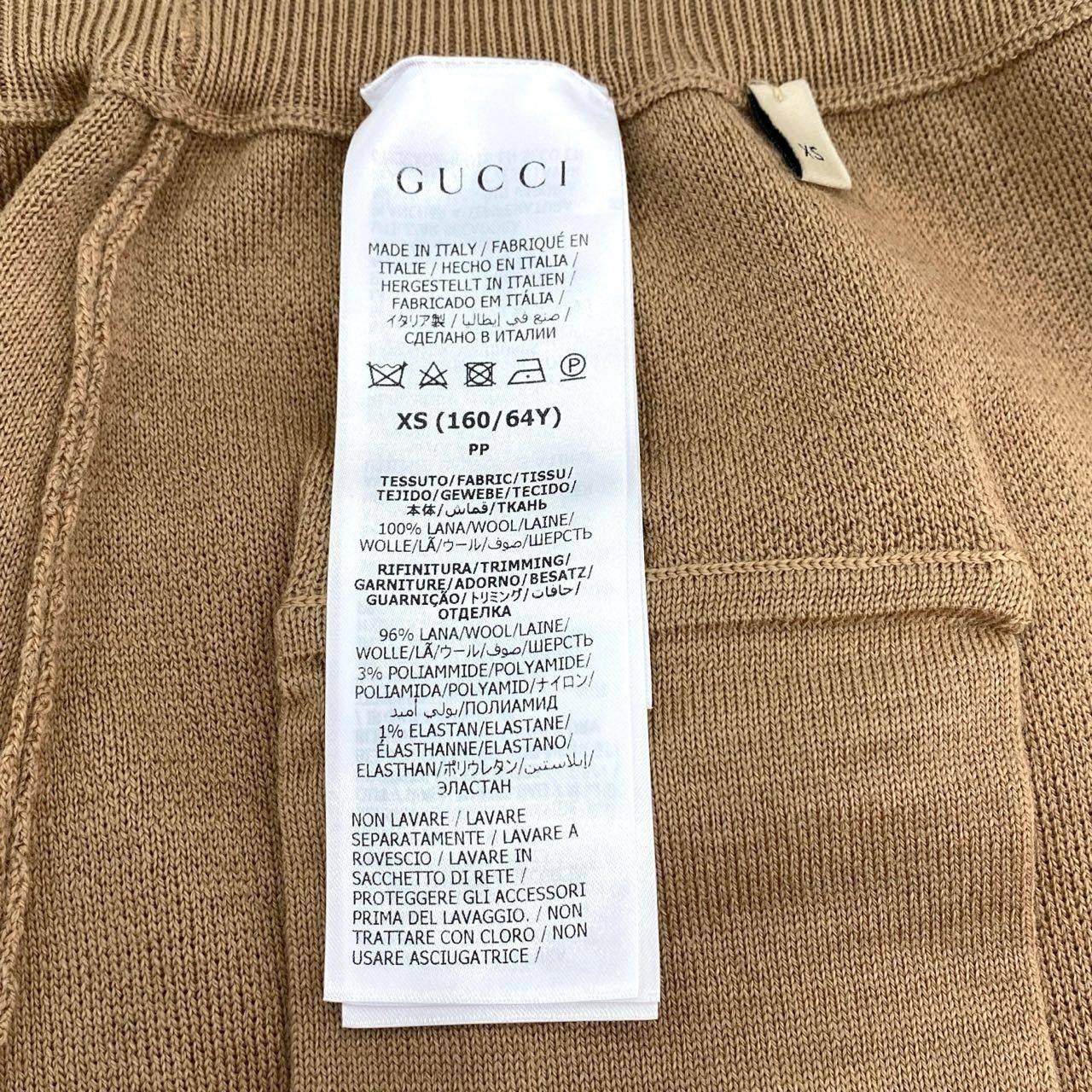 Gucci Gucci Wool Knit Skirt XS Brown Horse Buckle Trim Decorative Size 26" / US 2 / IT 38 - 7 Thumbnail