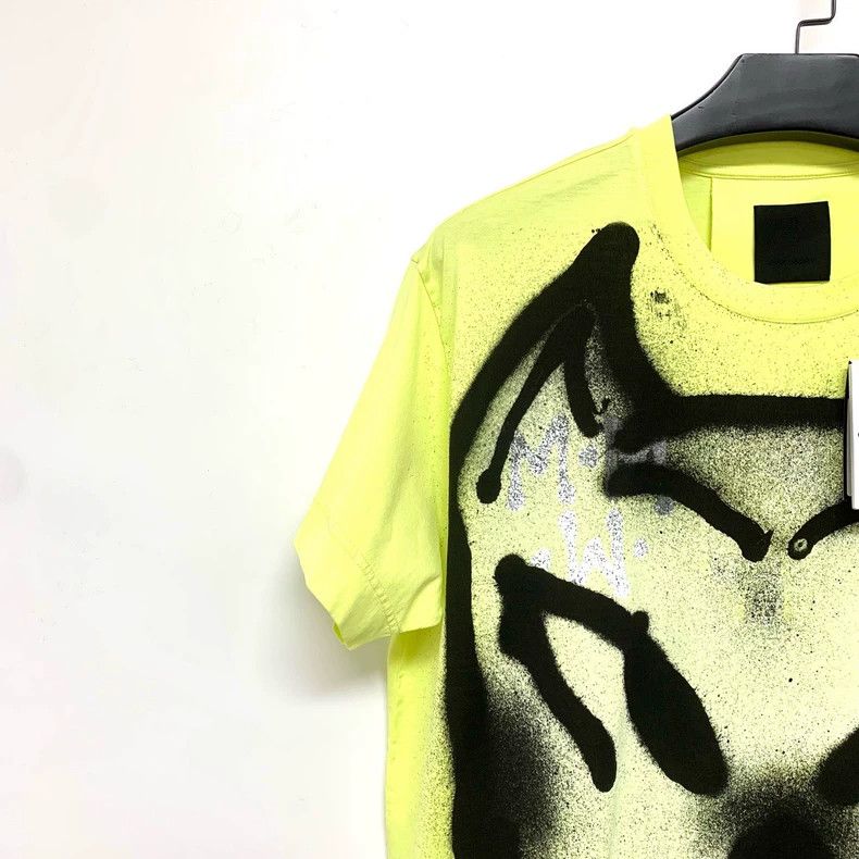 Givenchy Givenchy Chito Joint Logo Graffiti Dog Head Short Sleeve T- Size US S / EU 44-46 / 1 - 5 Thumbnail