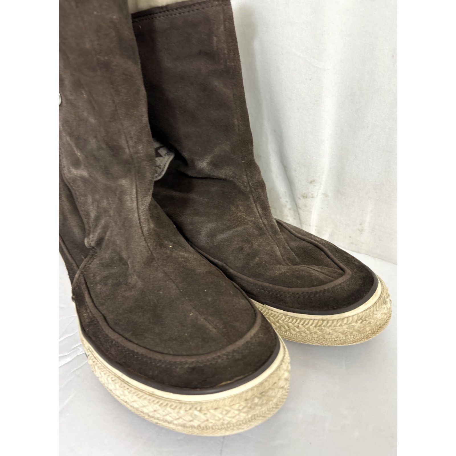 Converse Converse Chuck Taylor All Star Boots Women Mid-Calf Brown Suede Leather Beverly 8.5 Size US 9 / IT 39 - 2 Thumbnail