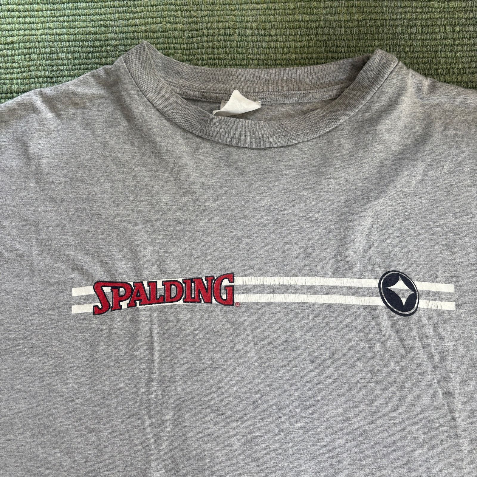Spalding × Vintage Vintage 90s Spalding basic gray sports tee shirt size L Size US L / EU 52-54 / 3 - 2 Thumbnail