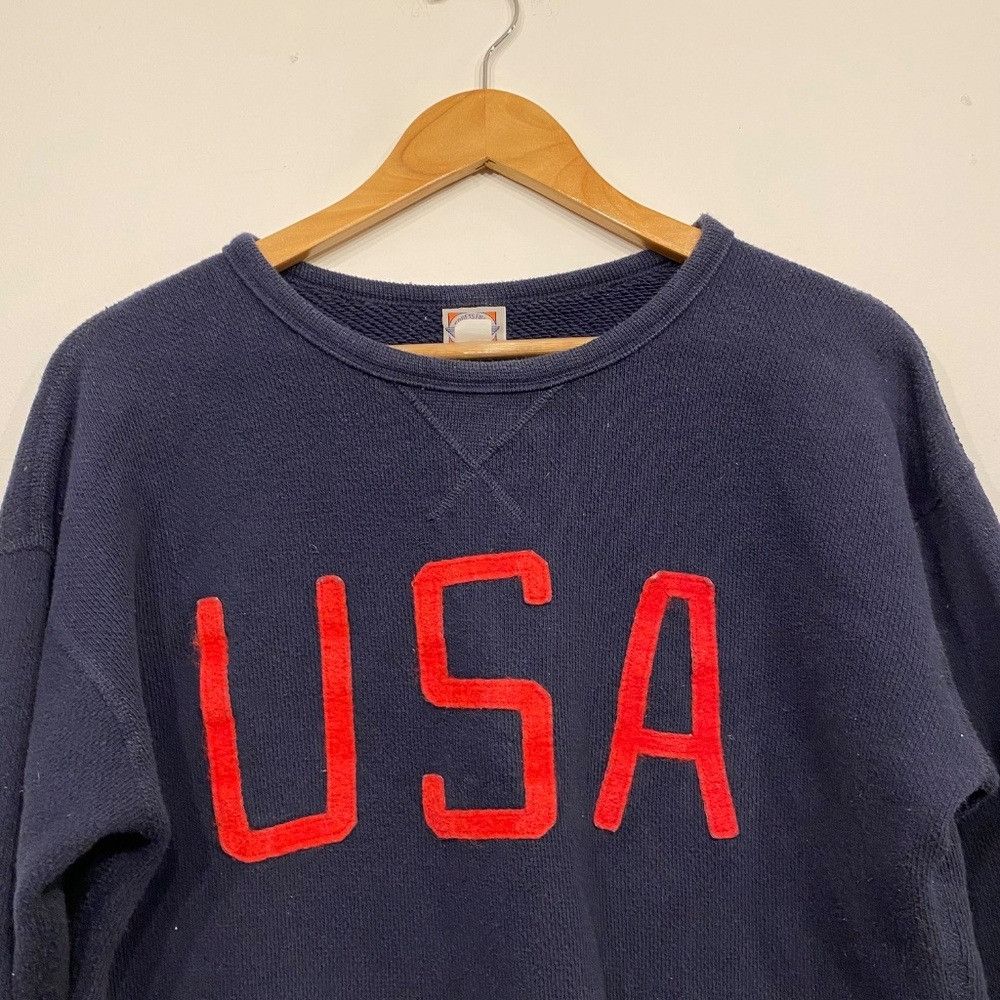 Ebbets Field Flannels Ebbets Fields Black USA Crew Neck Sweater Small Size S / US 4 / IT 40 - 2 Thumbnail
