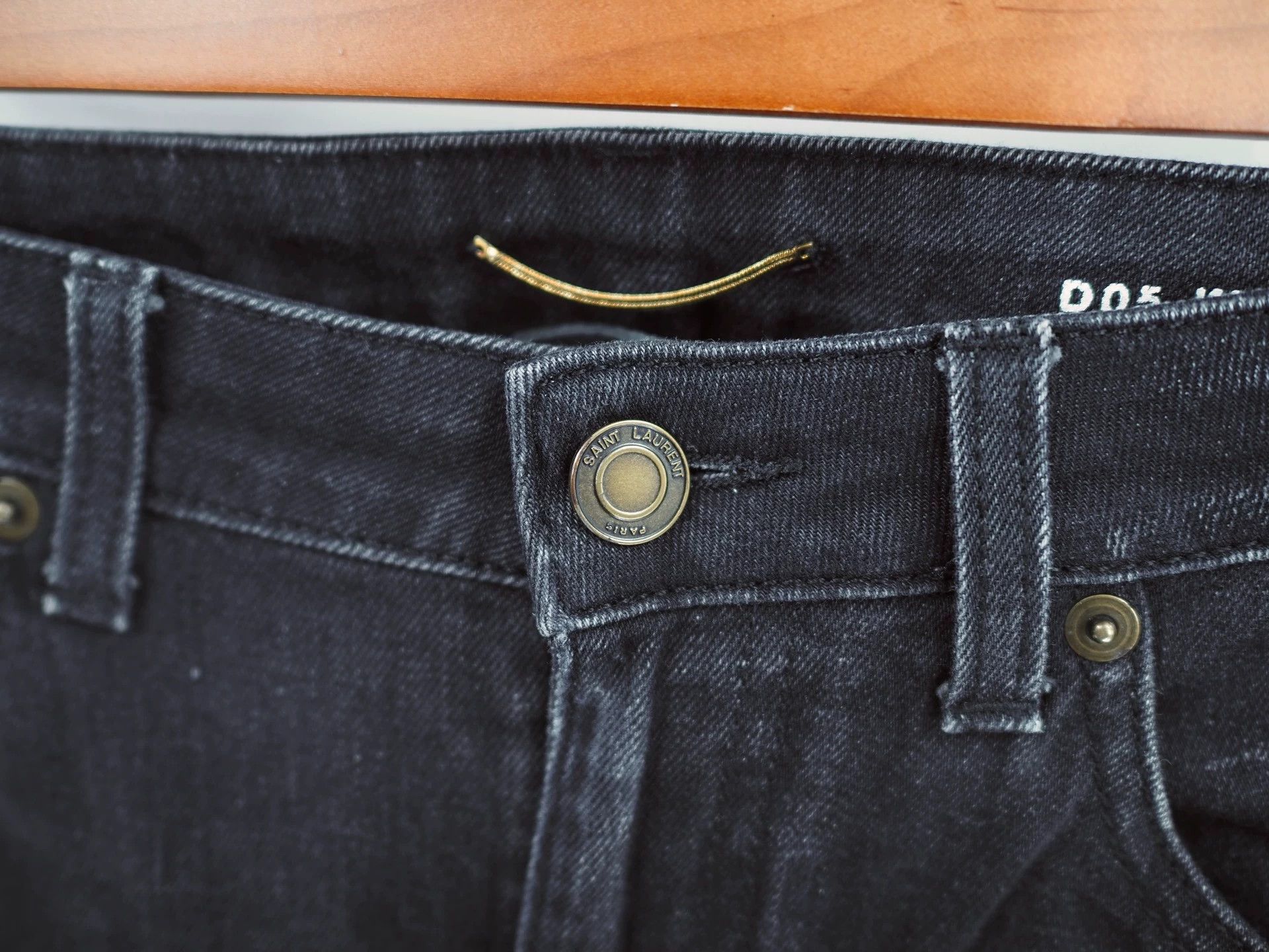 Saint Laurent Paris SS20 SLP Black Jeans W29 Size 29" - 5 Thumbnail