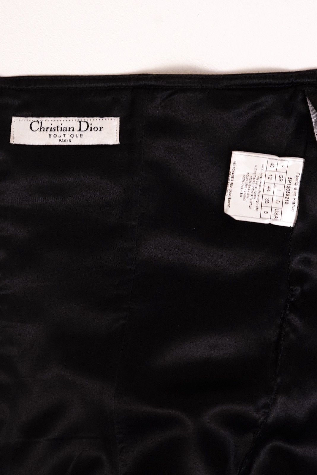 Dior Christian Dior Black 2005 Square Neckline Halter Top Size M / US 6-8 / IT 42-44 - 8 Thumbnail