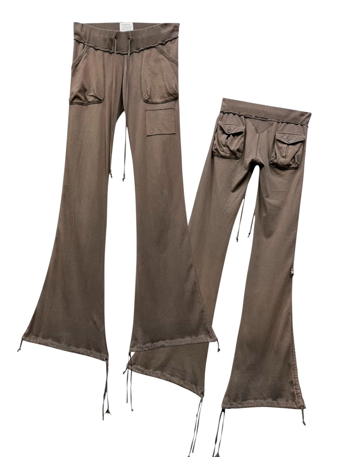 GOA Vintage GOA Military Flare LGB Style Pants Grunge Punk Size 30" / US 8 / IT 44 - 3 Thumbnail
