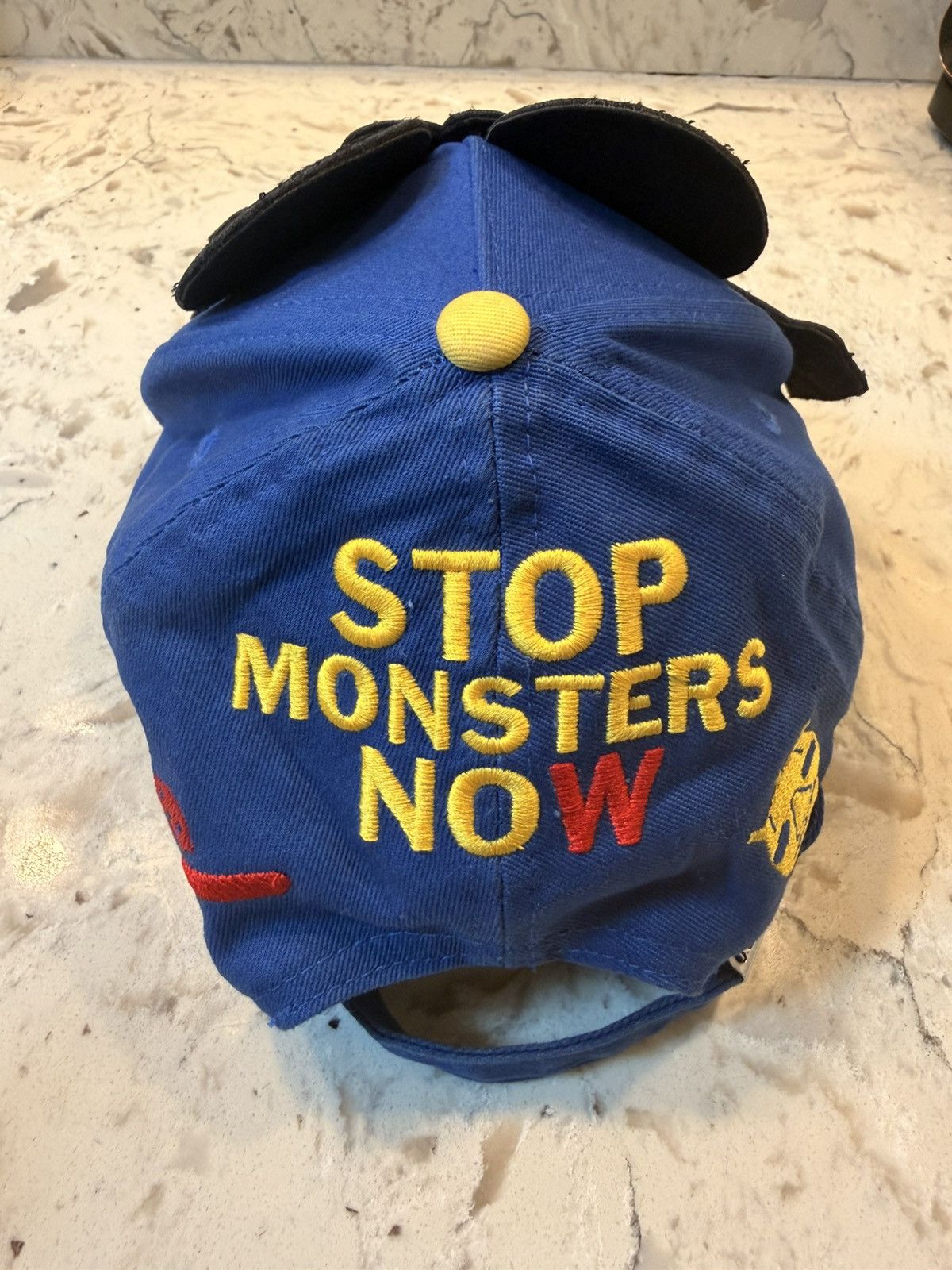 Walter Van Beirendonck Walter Van Beirendonck FW 21 “Stop Monsters Now” Cap Size ONE SIZE - 2 Thumbnail