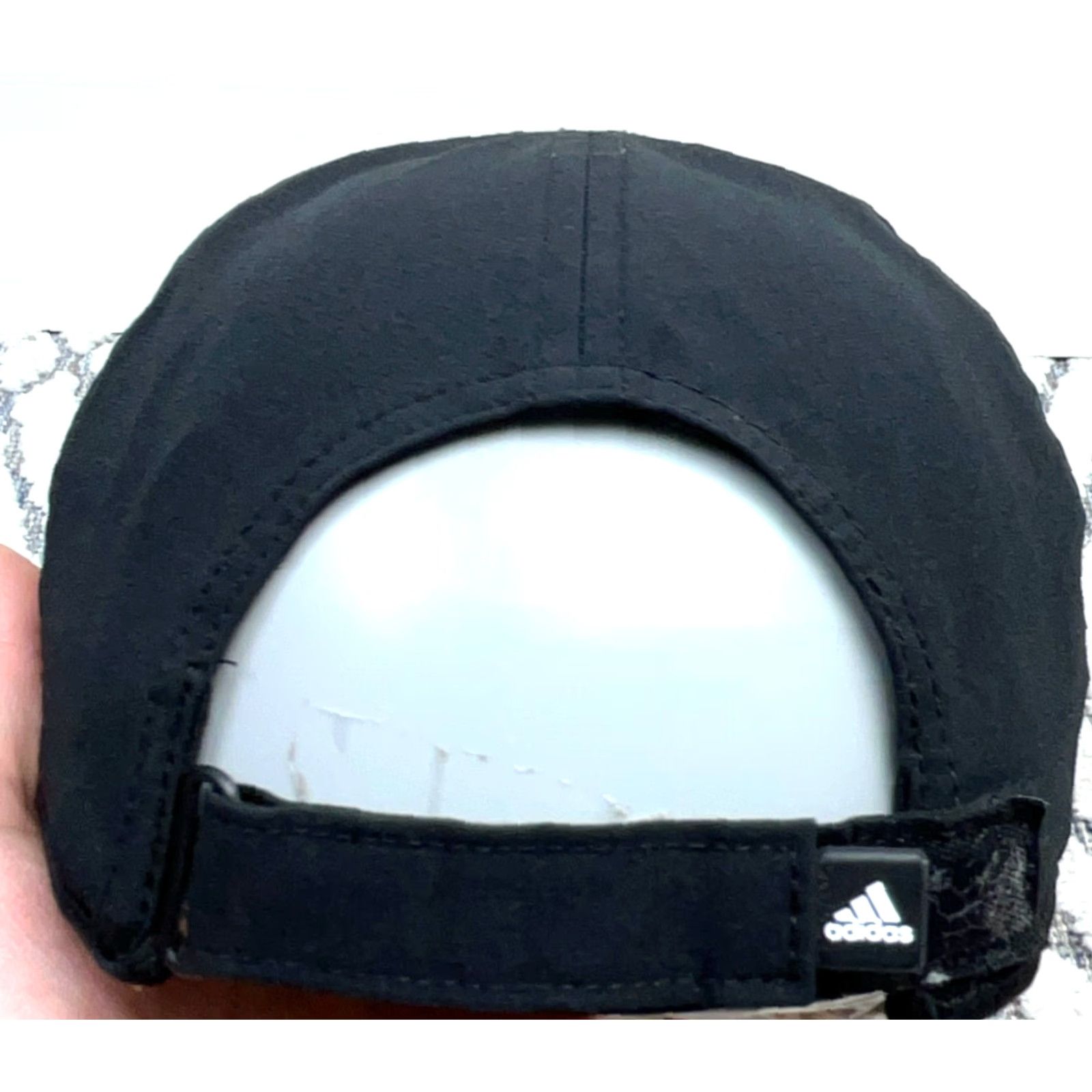 Adidas Adidas Hat Cap Adjustable Black White Performance Adizero Featherlight Baseball Cap Men Ajustable Black White 90s? Size ONE SIZE - 3 Thumbnail