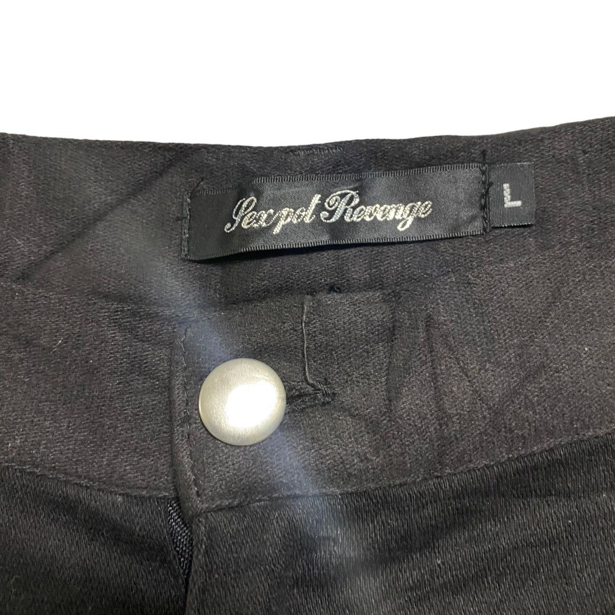 Sex Pot ReVeNGe Sexpot Revenge Bondage Pants' The Brain Is Invaded' Size US 33 - 19 Thumbnail