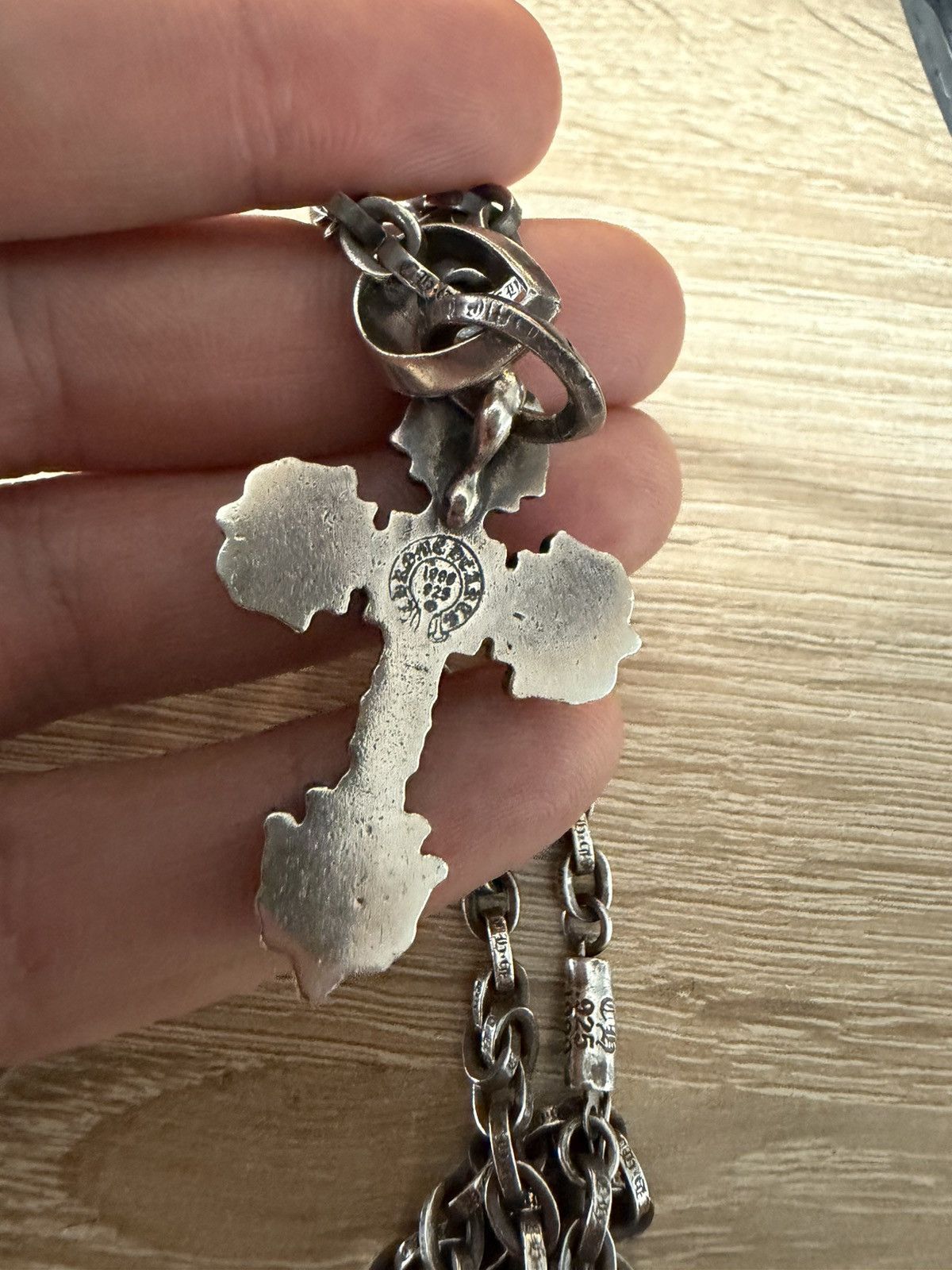 Chrome Hearts Chrome Hearts Large "XS" Filigree Pendant + paper chain Size ONE SIZE - 6 Thumbnail