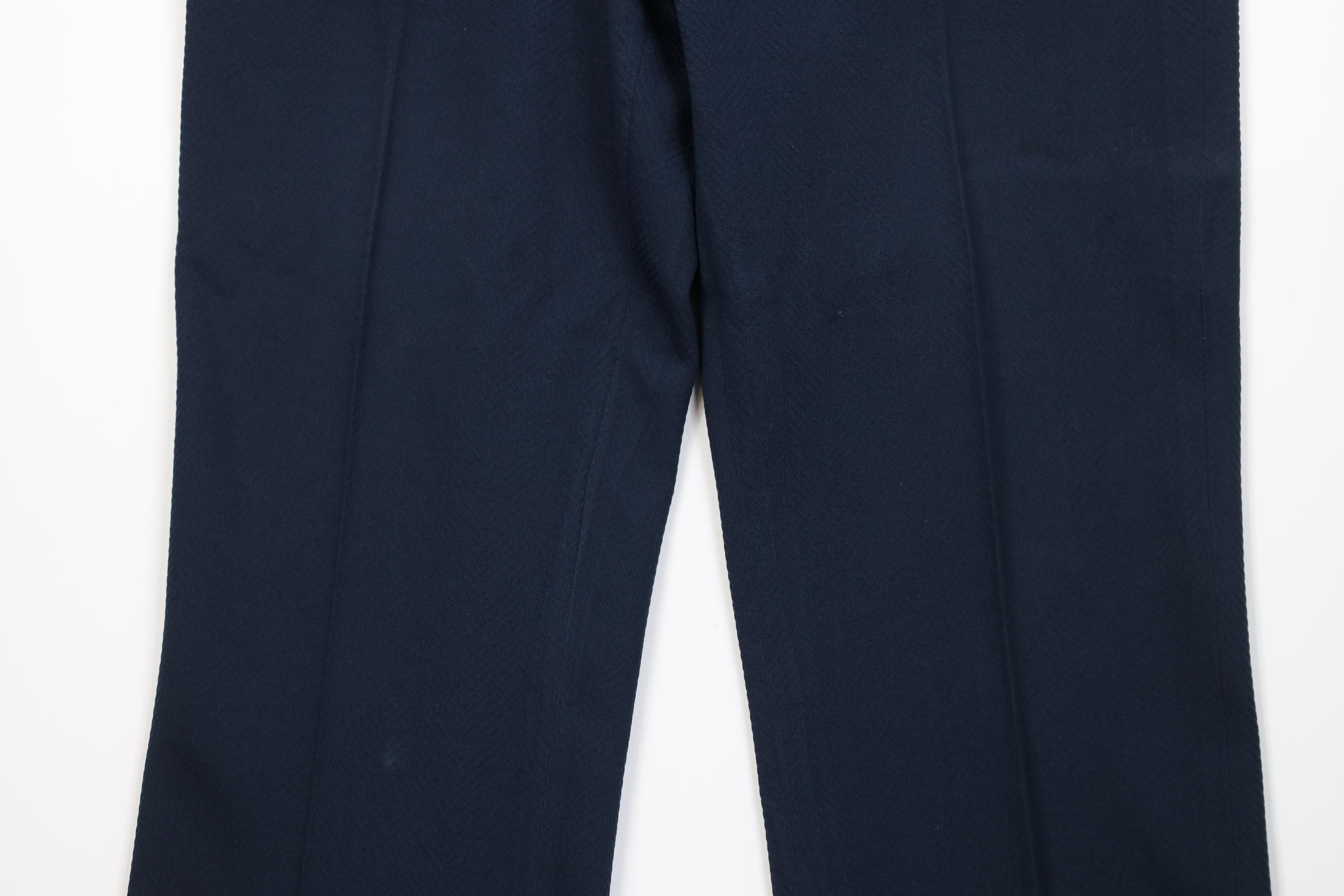 Vintage Vintage 70s Streetwear Herringbone Bell Bottoms Chino Pants Size US 42 / EU 58 - 3 Thumbnail