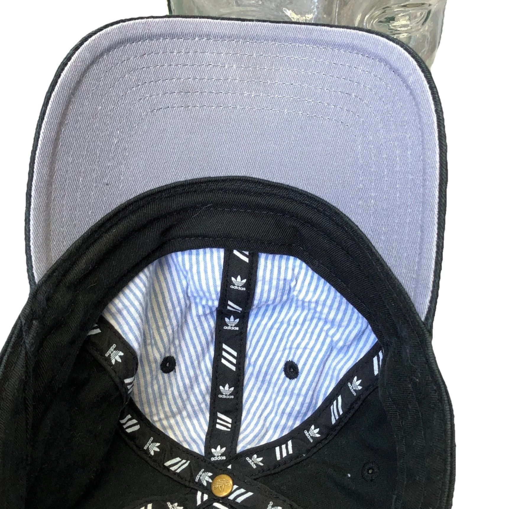 Adidas Adidas Hat Cap Baseball Dad Trefoil Logo Spell Out Black White Adjustable Men M1 Size ONE SIZE - 7 Thumbnail