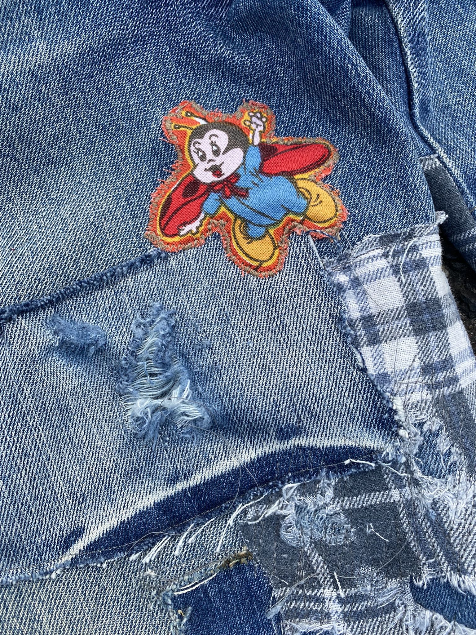 Kapital × Undercover × Vintage Vintage Kapital Inspired Baggy Denim Saschiko Patchwork Size US 34 / EU 50 - 5 Thumbnail