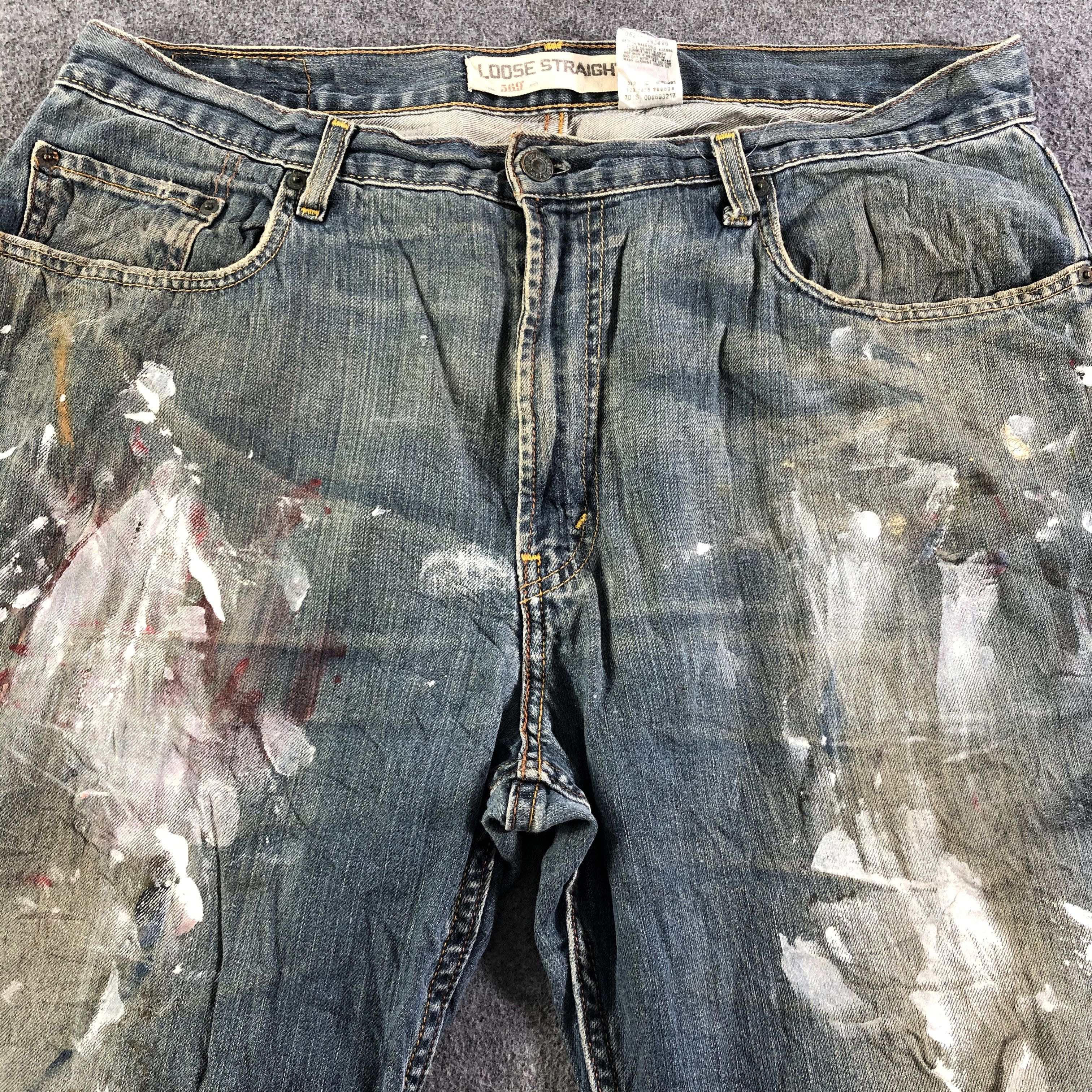 Levi's Vintage Levis 569 Jeans-J3038 Size US 39 - 3 Thumbnail