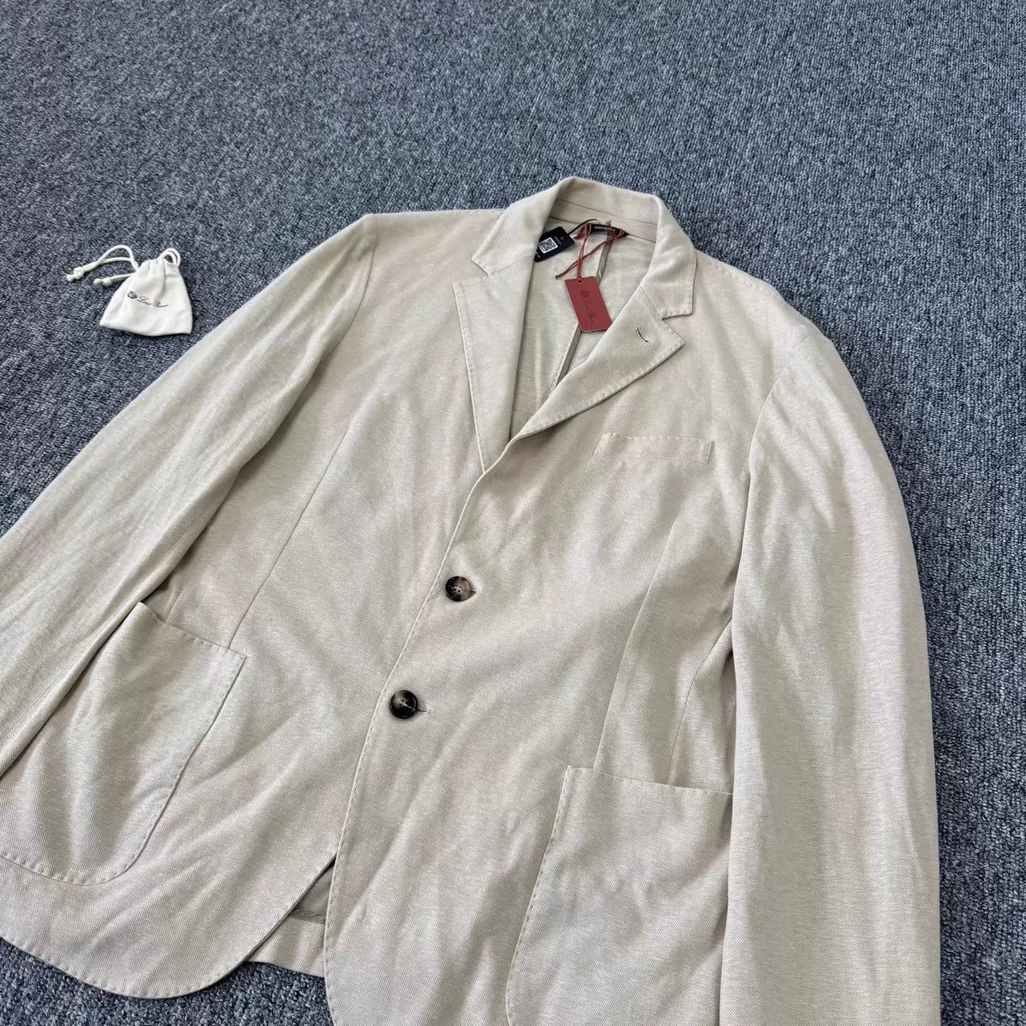 Loro Piana Loro Piana Smart Casual Linen Blazer Size 52 Size 52R - 4 Thumbnail