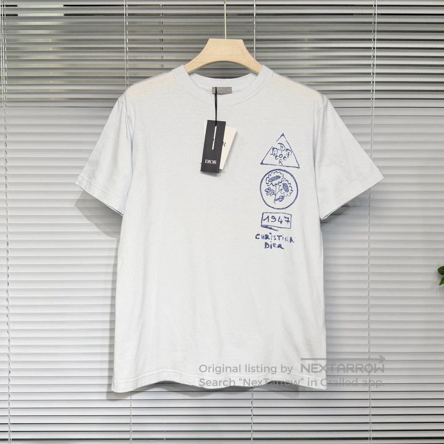 Dior dior short sleeve t-shirt blue xs. Size US XS / EU 42 / 0 - 1 Thumbnail