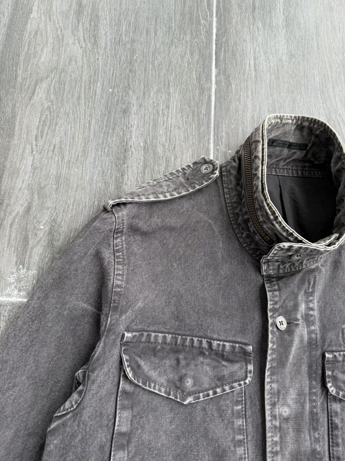 The Viridi-anne Crazy Faded The Viridi-Anne Multipocket Utility Denim Jacket Size US M / EU 48-50 / 2 - 7 Thumbnail
