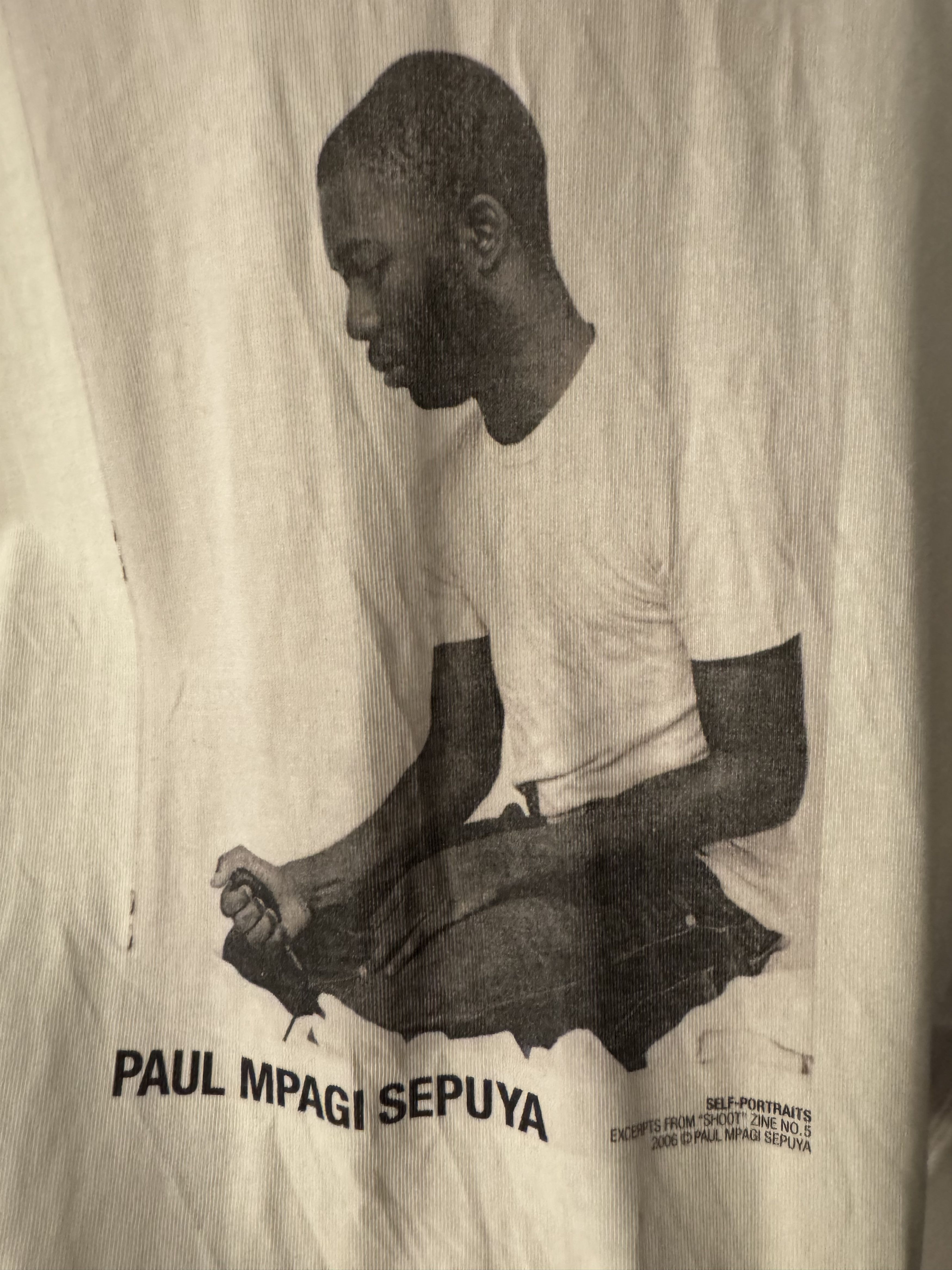 Helmut Lang Helmut Lang Artist Series Paul Sepuya Tee Size US XL / EU 56 / 4 - 4 Thumbnail