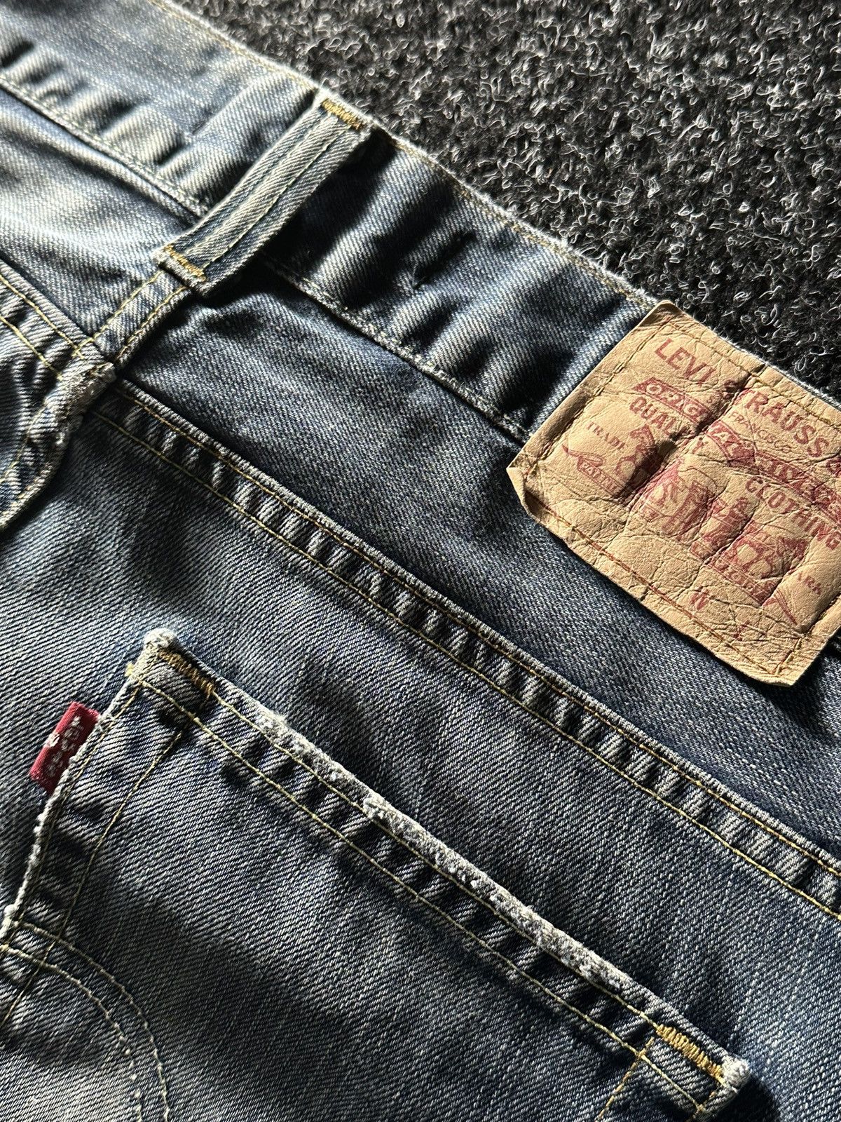 Levi's 🚨Vintage 90s Levi's 506 rare STYLE Blue Denim Jeans Size US 32 / EU 48 - 13 Thumbnail