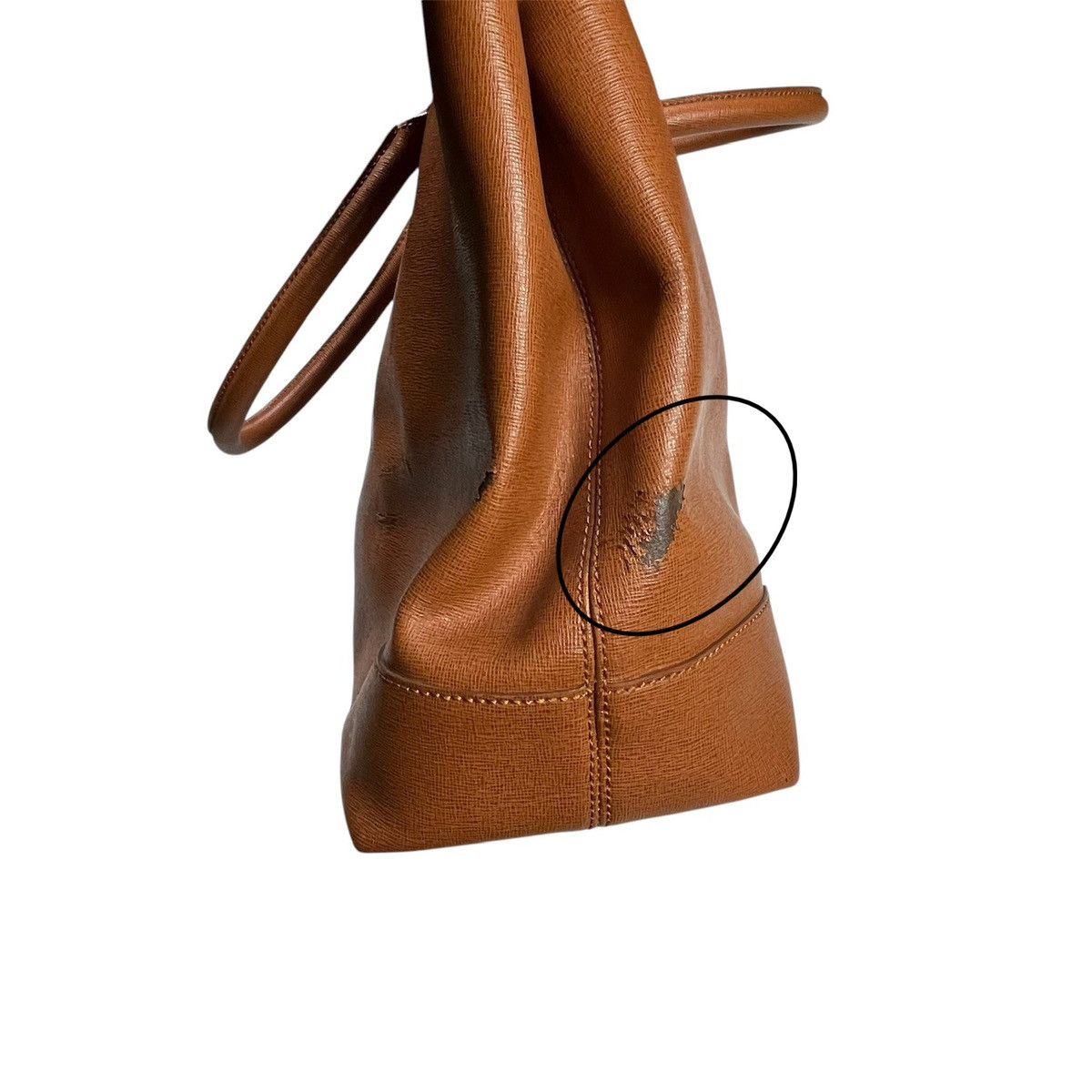 Fendi × Leather Fendi Brown Leather Chameleon Shopping Tote Bag Luxury Size ONE SIZE - 11 Thumbnail