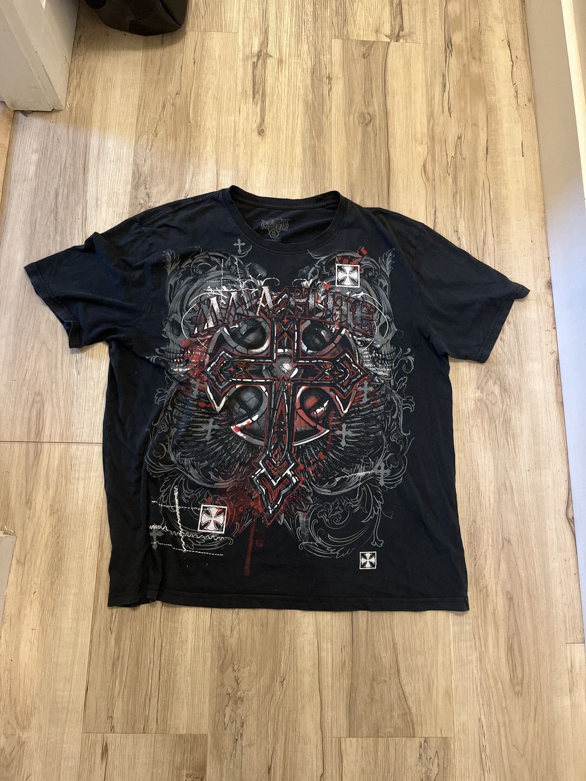Affliction MMA elite T shirt dope piece Size US L / EU 52-54 / 3 - 1 Thumbnail