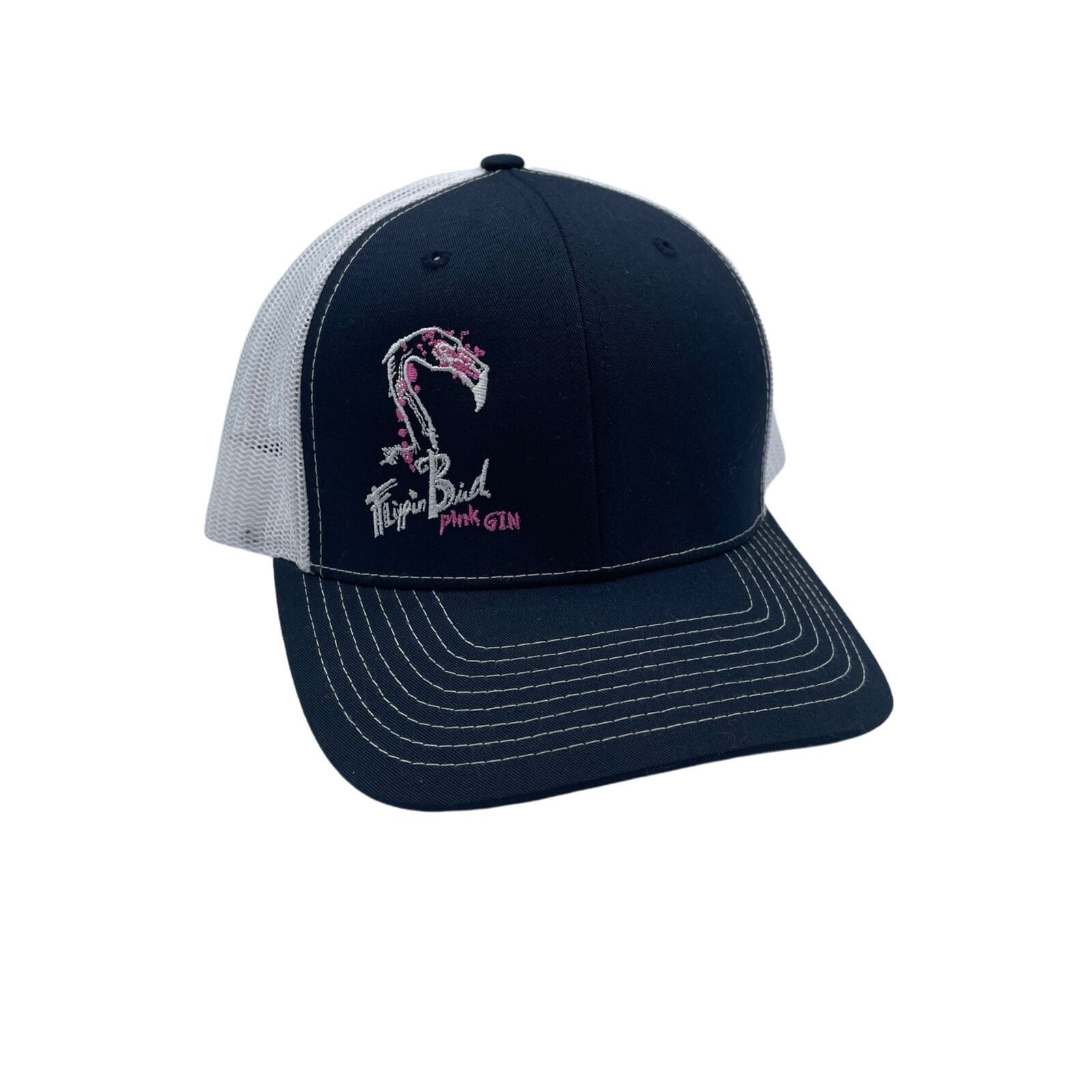 Richardson Flippin Bird Pink Gin Scofflaw Brewing Trucker Hat Snapback Size ONE SIZE - 1 Thumbnail