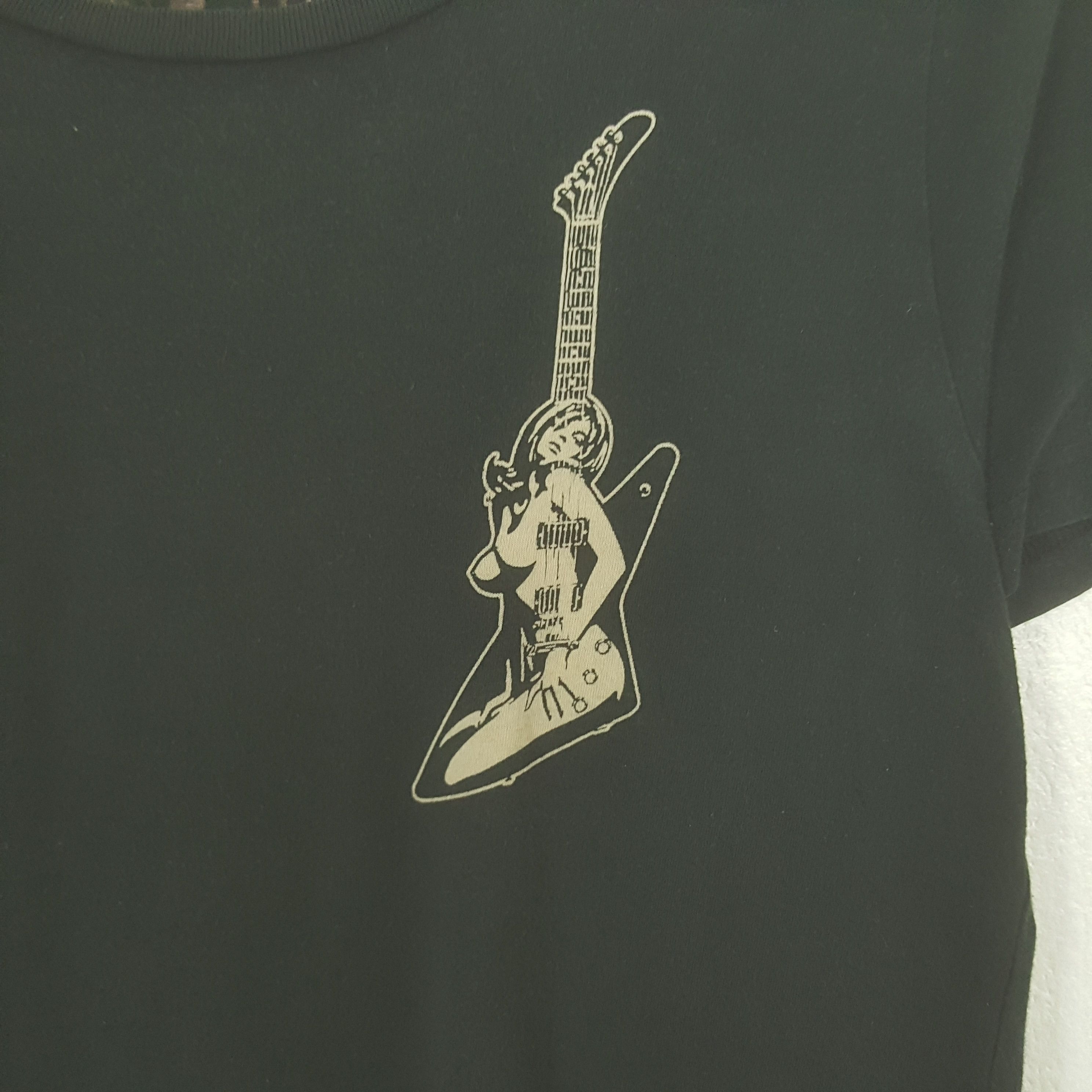 Hysteric Glamour Vintage Hysteric Glamour Guitar Tshirt Size S / US 4 / IT 40 - 4 Thumbnail