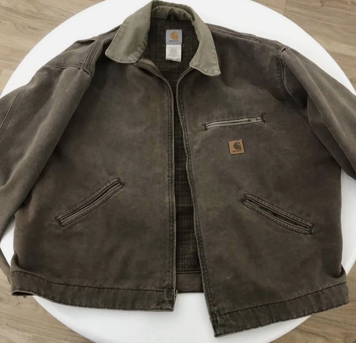 Carhartt Vintage Carhartt Detroit J97 Blanket Lined Size 46L - 3 Thumbnail