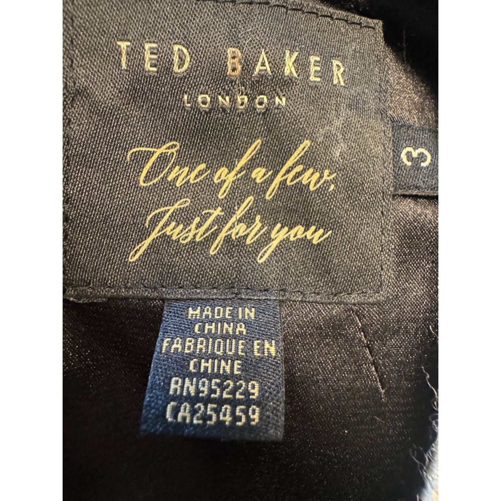 Ted Baker Ted Baker B& W Floral Fit & Flare Dress – Size 3 (US 6) Size M / US 6-8 / IT 42-44 - 4 Thumbnail