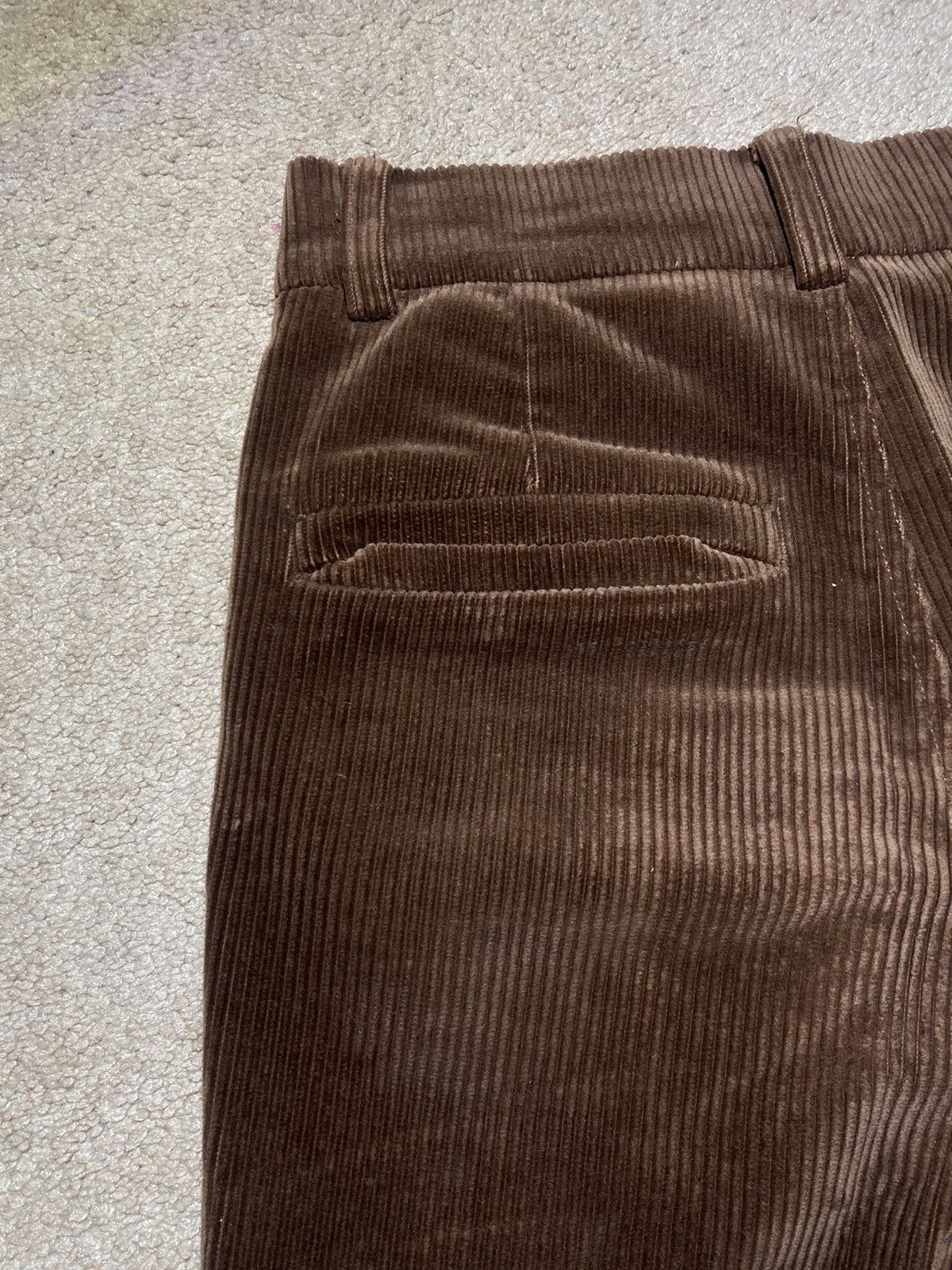 Martine Rose SS17 Martine Rose Corduroy Brown Felt Pants 2017 MR Flare Size US 30 / EU 46 - 9 Thumbnail