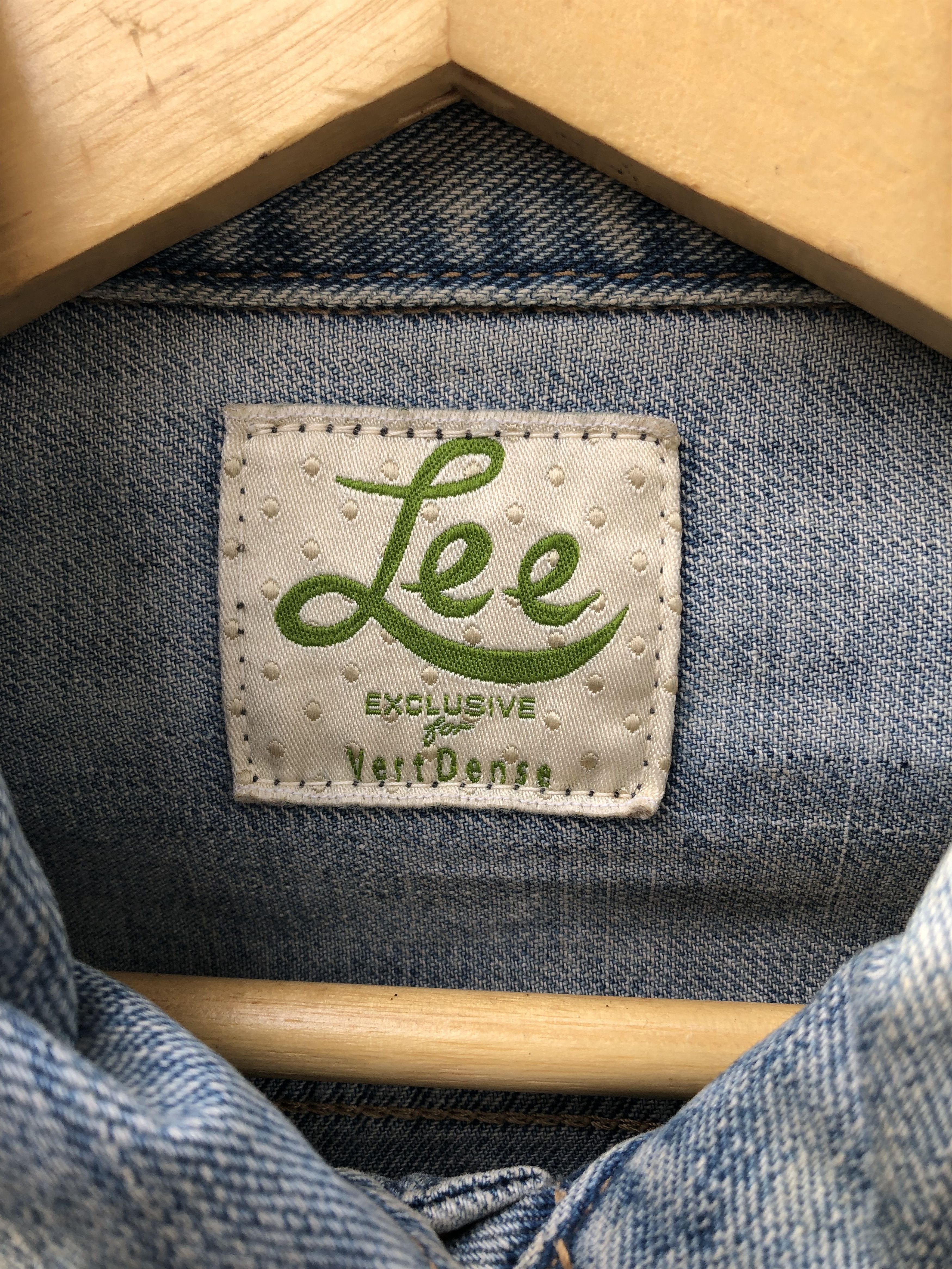 Lee Lee Vert Dense Light Wash Denim Jacket Cropped Style Size S / US 4 / IT 40 - 3 Thumbnail