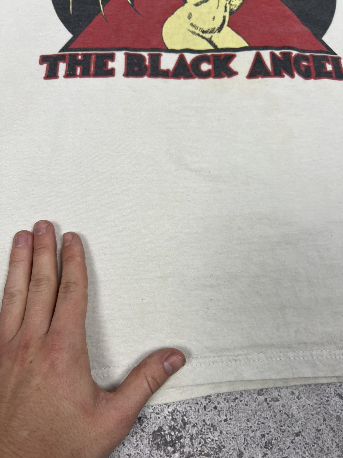 Fruit Of The Loom Enforcer The Black Angel Band T-shirt Cotton Men's Size US M / EU 48-50 / 2 - 12 Thumbnail