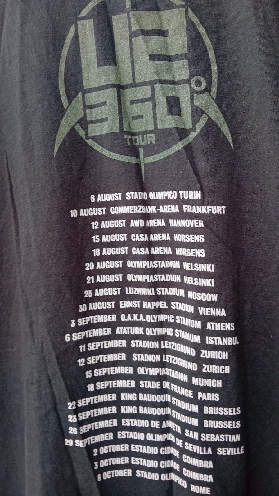 Band Tees U2 360 Tour Double Sided Band T-shirt sz XL Size US XL / EU 56 / 4 - 6 Thumbnail