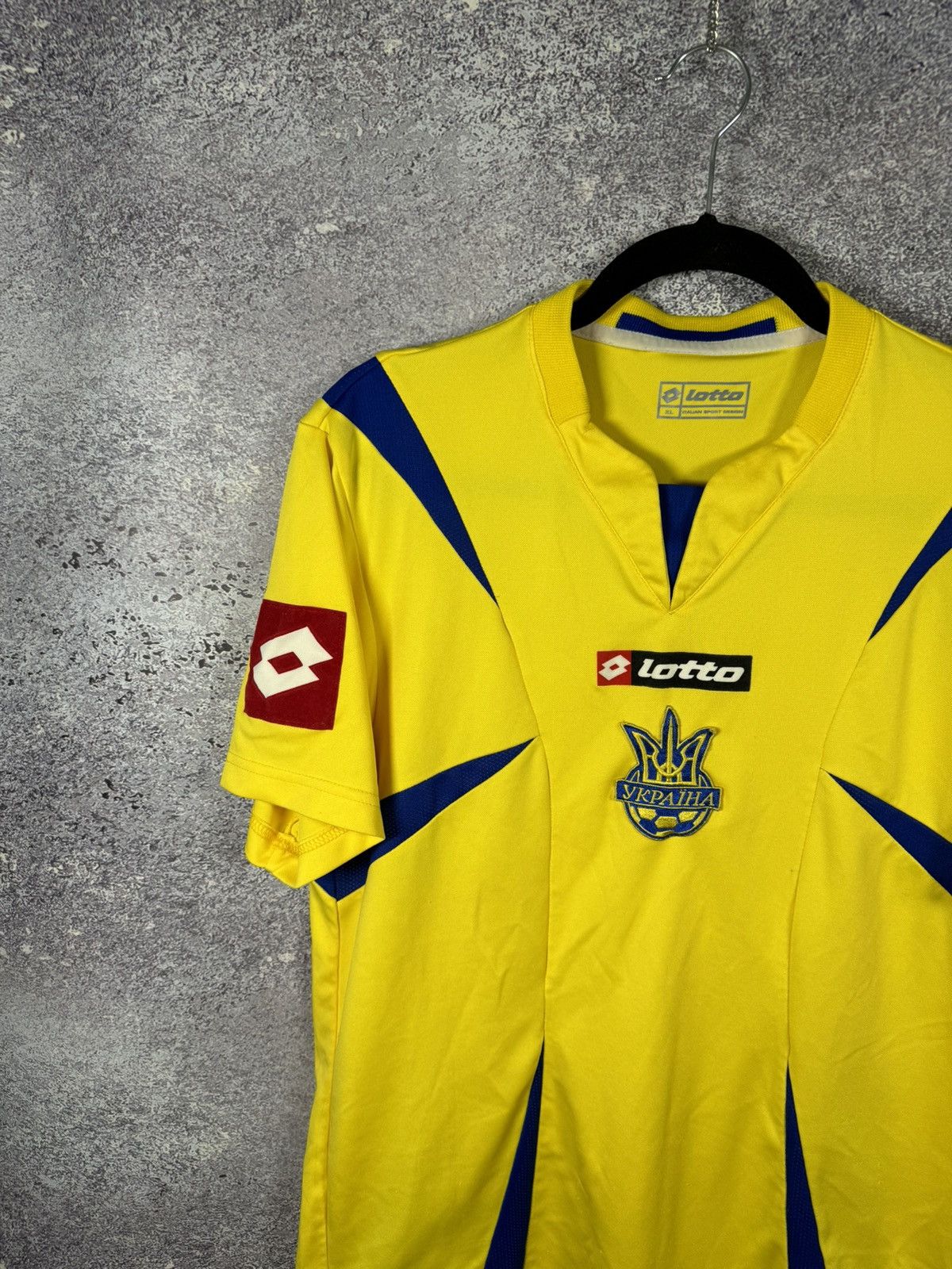 Lotto Sport × Vintage Vintage Ukraine National Team 2006 Lotto Soccer Jersey Large Size US L / EU 52-54 / 3 - 3 Thumbnail