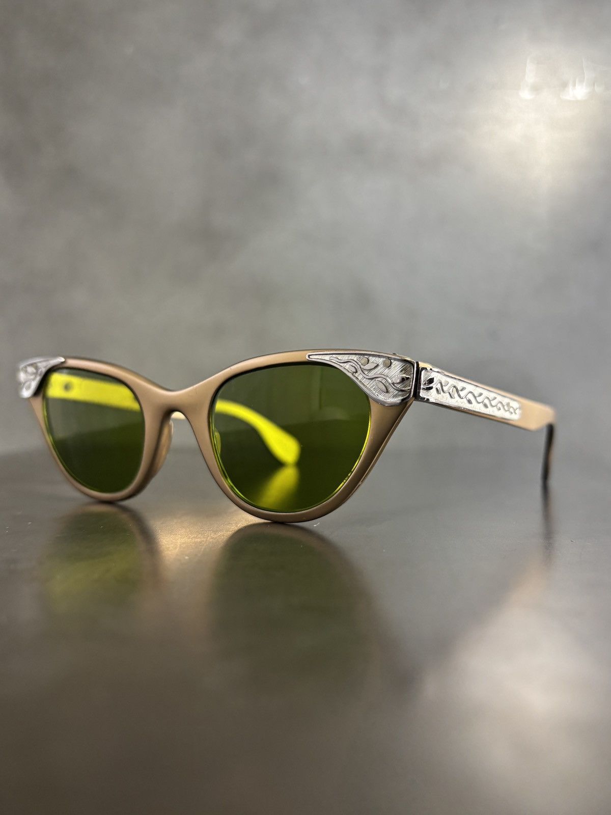 American Optical × Other × Vintage 1960s Tura Sunglasses 1950s Vintage Bronze Metal Turanette Size ONE SIZE - 2 Thumbnail