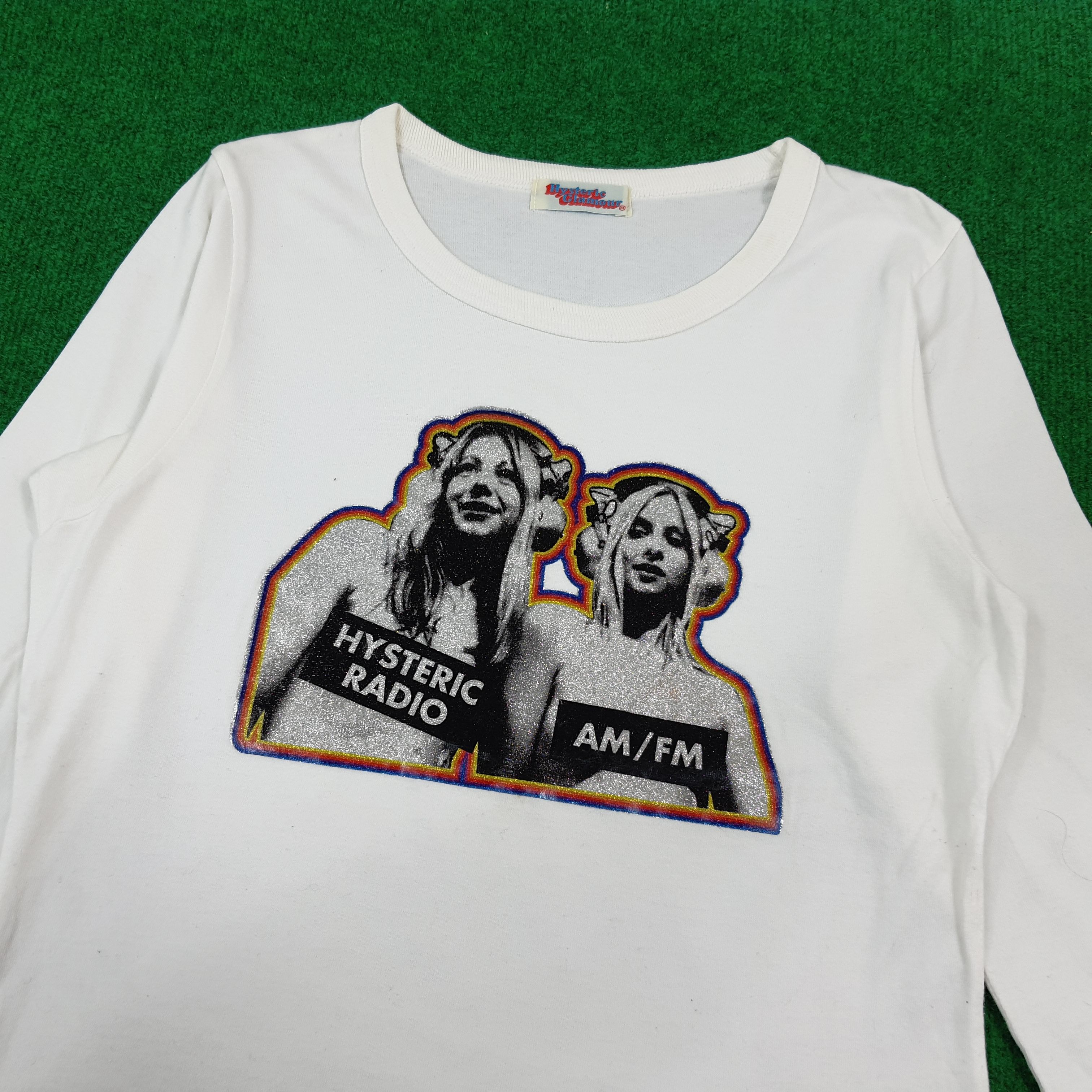 Hysteric Glamour × Japanese Brand × Vintage Vintage Hysteric Glamour Hysteric Radio Japan Brand Tshirt Size XS / US 0-2 / IT 36-38 - 2 Thumbnail