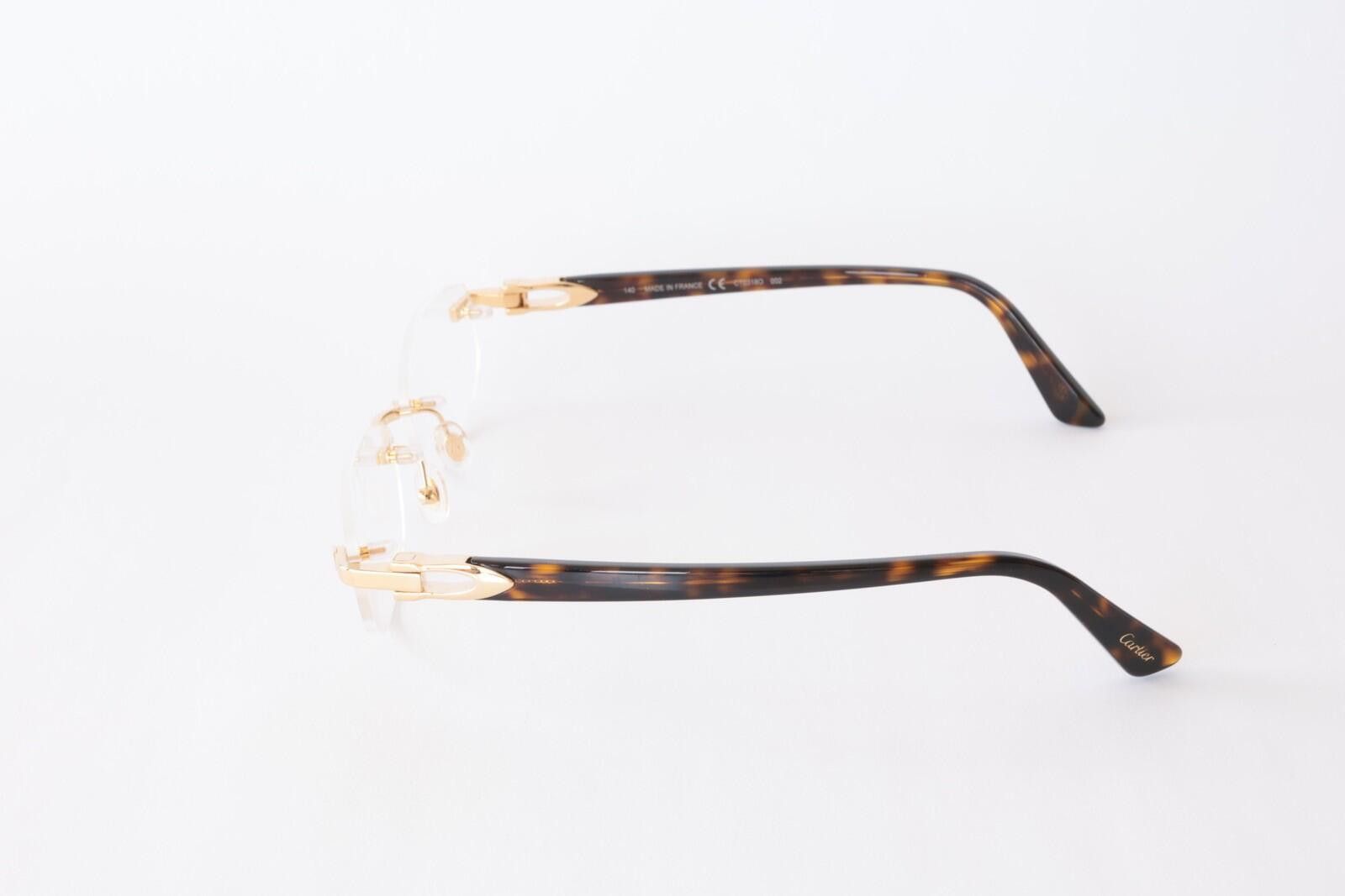 Cartier New Cartier eyewear optical eyeglasses CT0318O 002 gold Size ONE SIZE - 4 Thumbnail