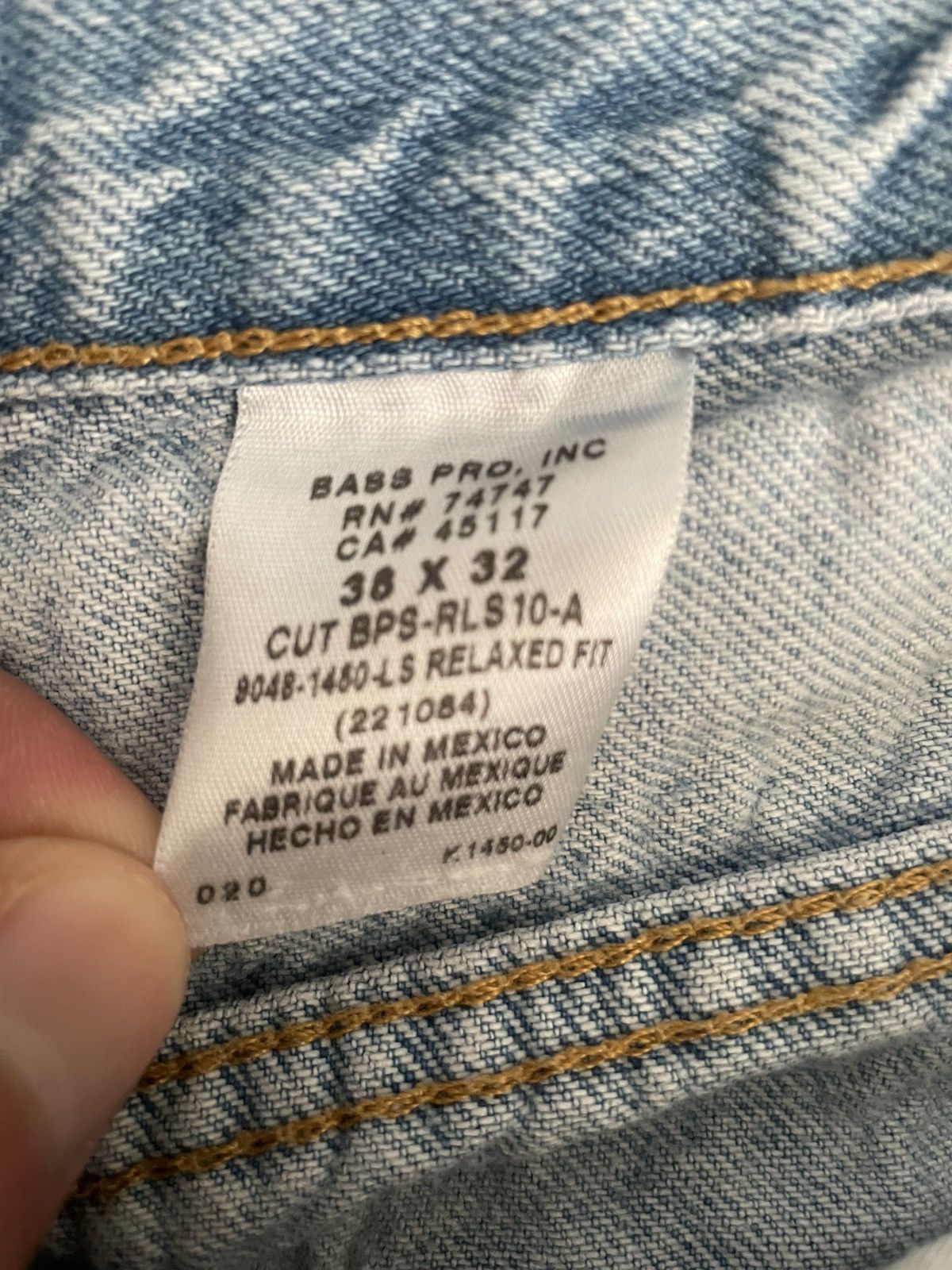 Bass Pro Shops Vintage Y2K Straight Relaxed Fit Jeans Size 38x32 Size US 38 / EU 54 - 5 Thumbnail