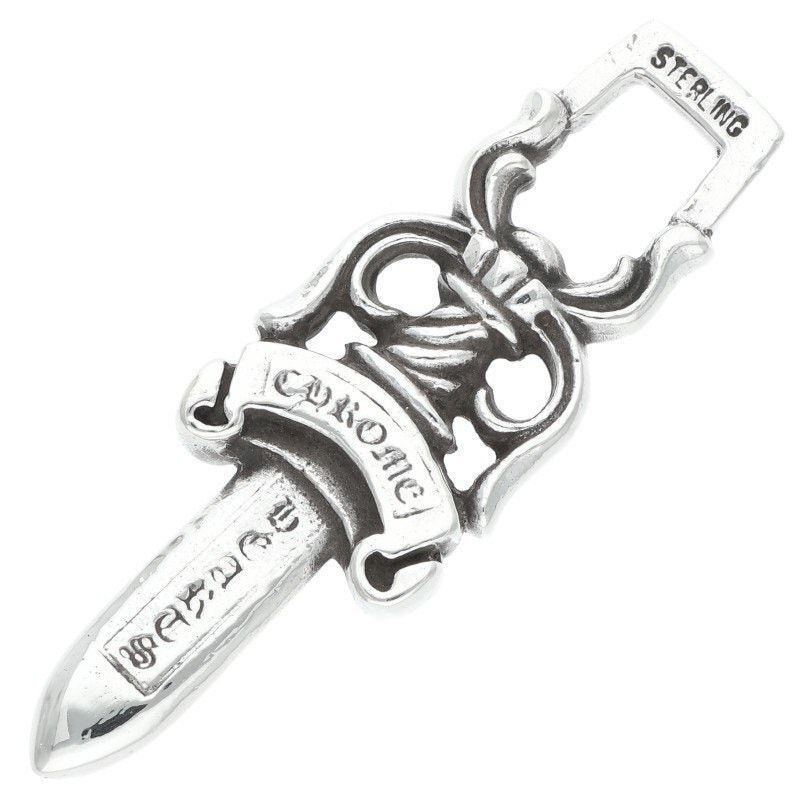 Chrome Hearts Chrome Hearts Dagger Pendant Silver Necklace Size ONE SIZE - 1 Thumbnail