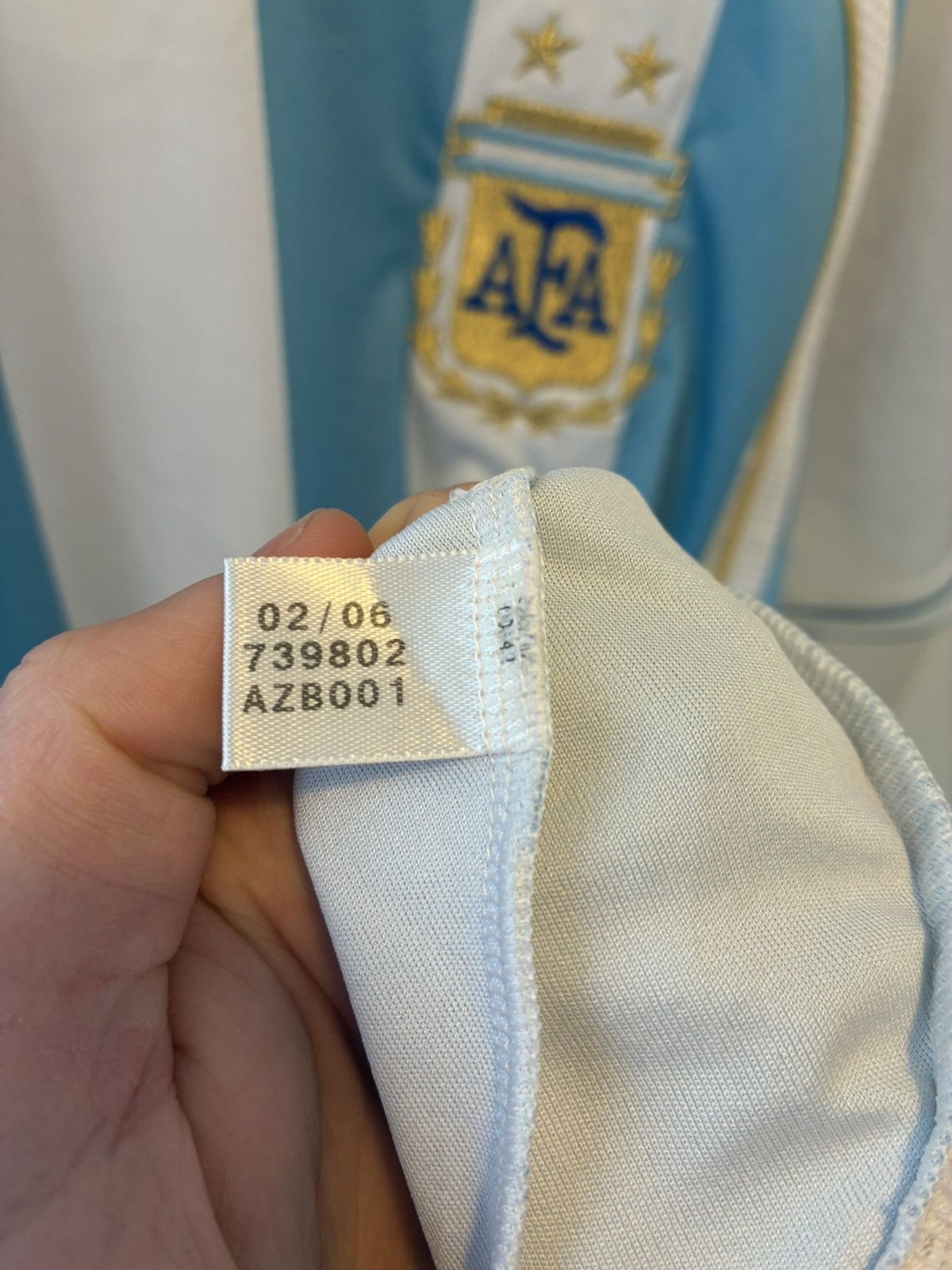 Adidas rare football jersey argentina vintage 2006/07 messi Size US XL / EU 56 / 4 - 6 Thumbnail
